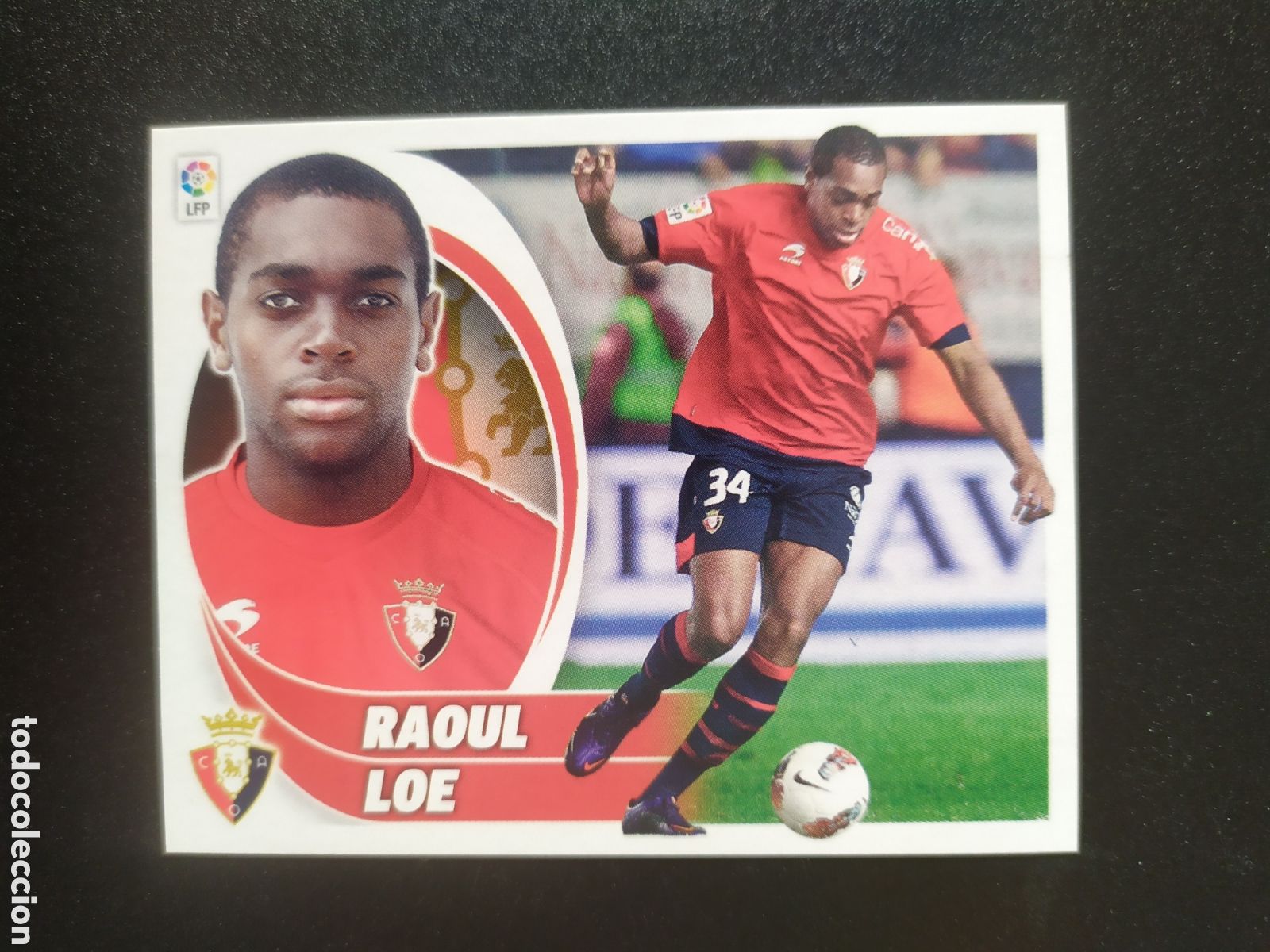 Cromos de F&uacute;tbol: Liga este 2012 2013 12 13 panini Raoul Loe n&deg; 8 B Osasuna