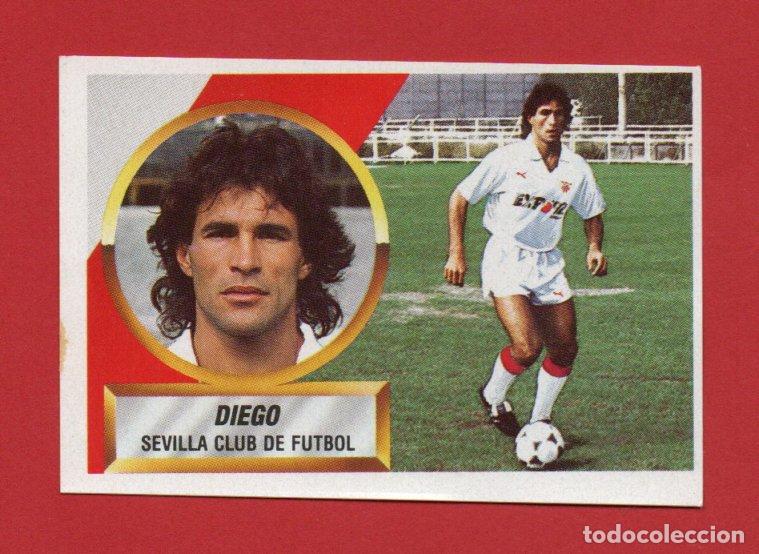 Cromos de F&uacute;tbol: ESTE 88 89 DIEGO DEL SEVILLA CF SIN # NUEVO SIN PEGAR ESTE 1988 1989
