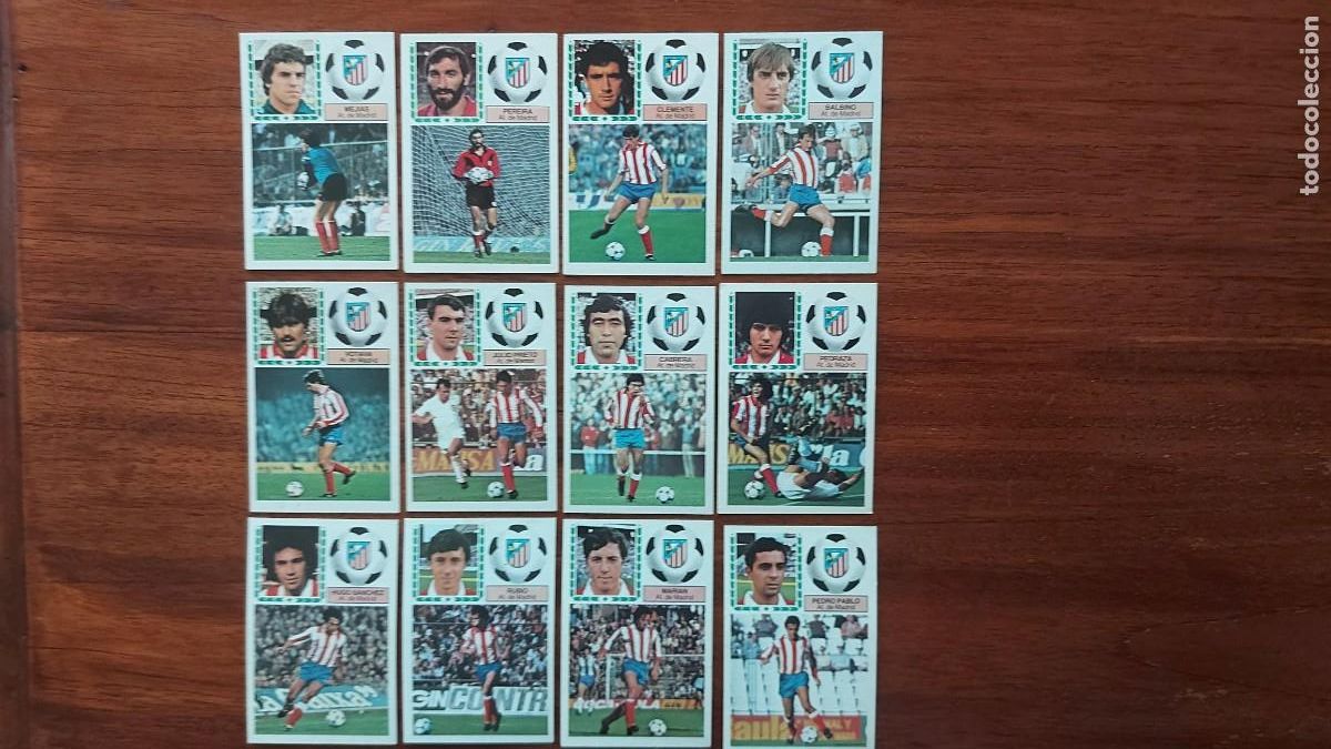 Cromos de F&uacute;tbol: ATLETICO DE MADRID - LIGA 83-84 EDICIONES ESTE - 20 cromos diferentes y nuevos