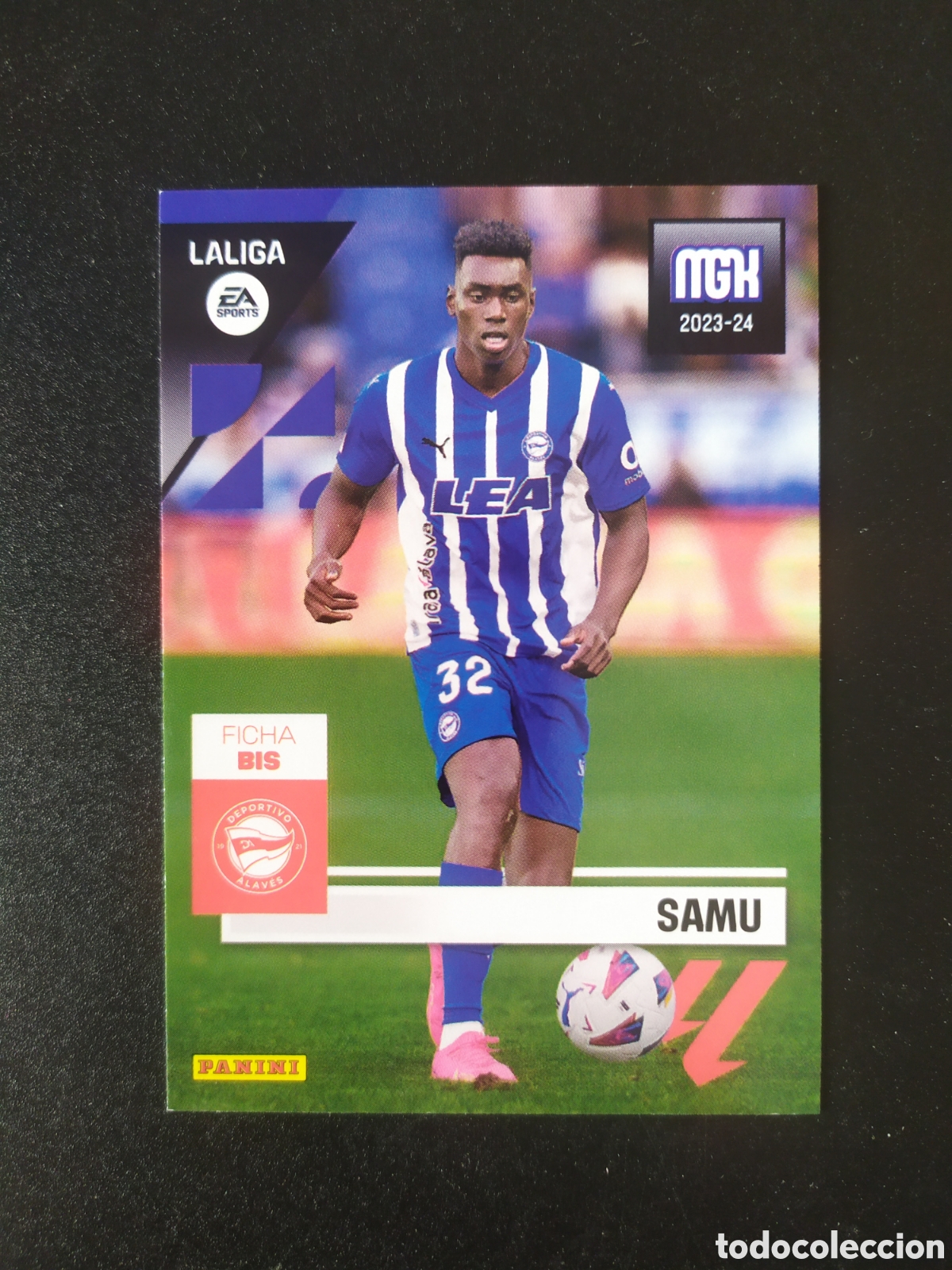 Cromos de F&uacute;tbol: Megacracks 2023 2024 23 24 panini Samu n&deg; 32 bis Alaves