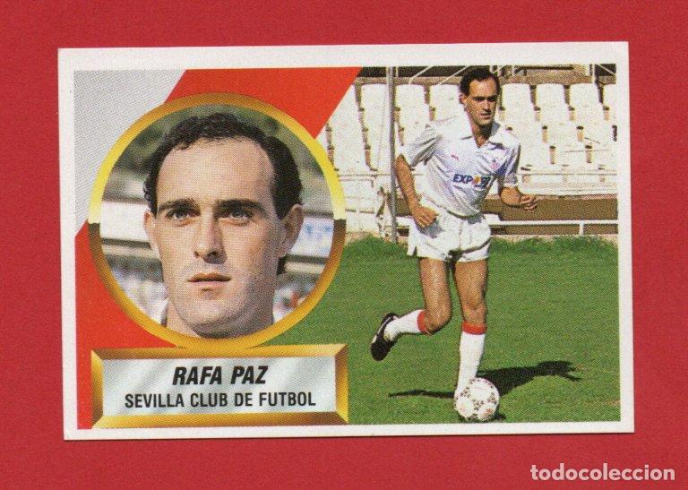 Cromos de F&uacute;tbol: ESTE 88 89 RAFA PAZ DEL SEVILLA CF SIN # NUEVO SIN PEGAR ESTE 1988 1989