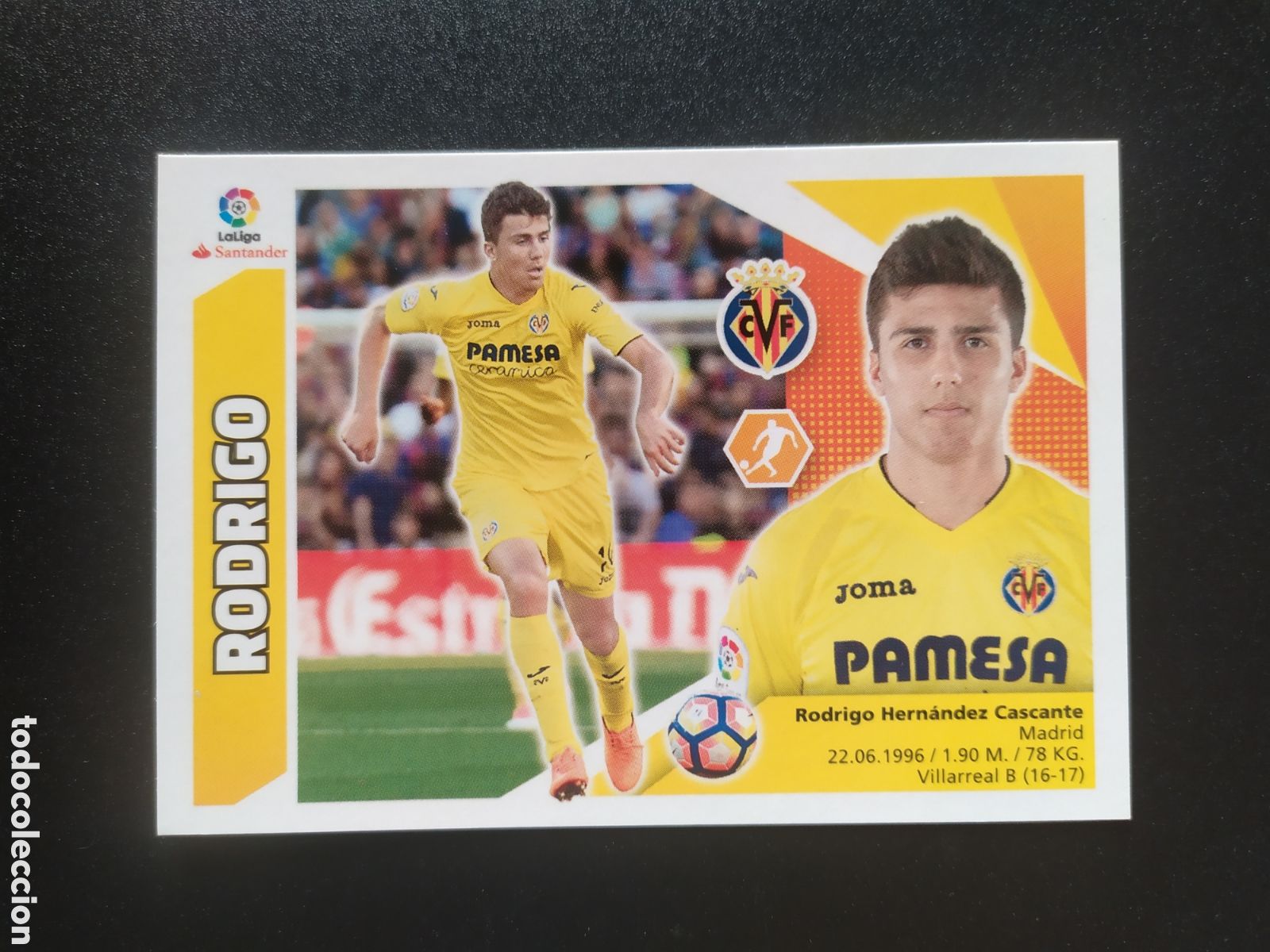 Cromos de F&uacute;tbol: Liga este 2017 2018 17 18 panini Rodrigo Rodri n&deg; 10 A Villarreal