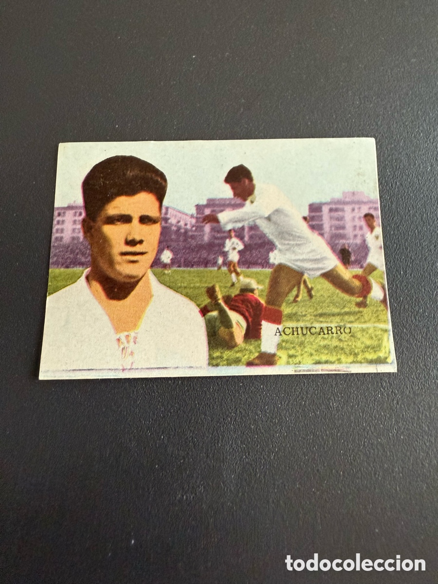 Cromos de F&uacute;tbol: FHER 62 63. ACHUCARRO ( Sevilla ). Nunca pegado.