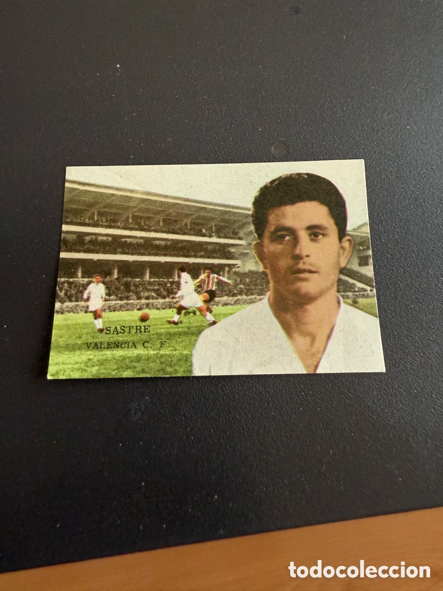 Cromos de F&uacute;tbol: FHER 62 63. SASTRE ( Valencia ). Nunca Pegado