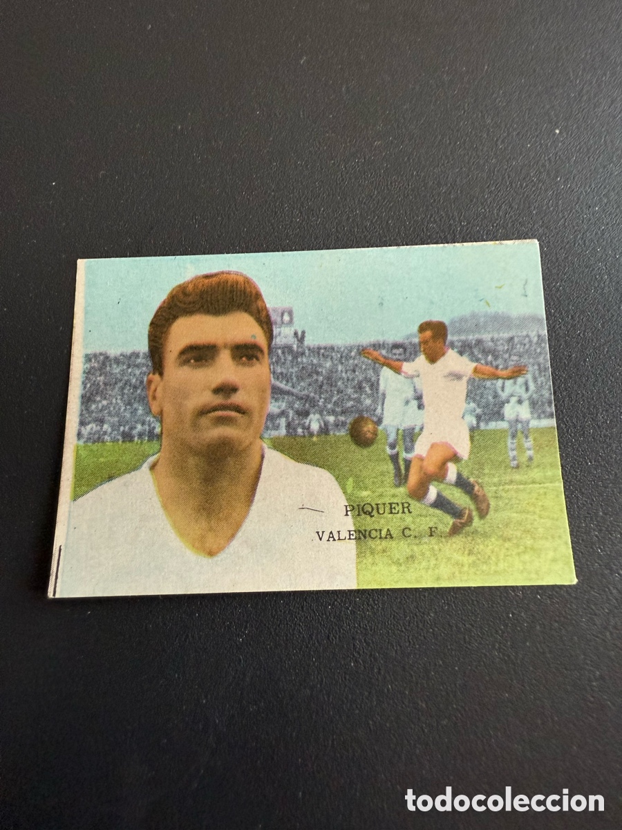 Cromos de F&uacute;tbol: FHER 62 63. PIQUER ( Valencia ). Nunca Pegado