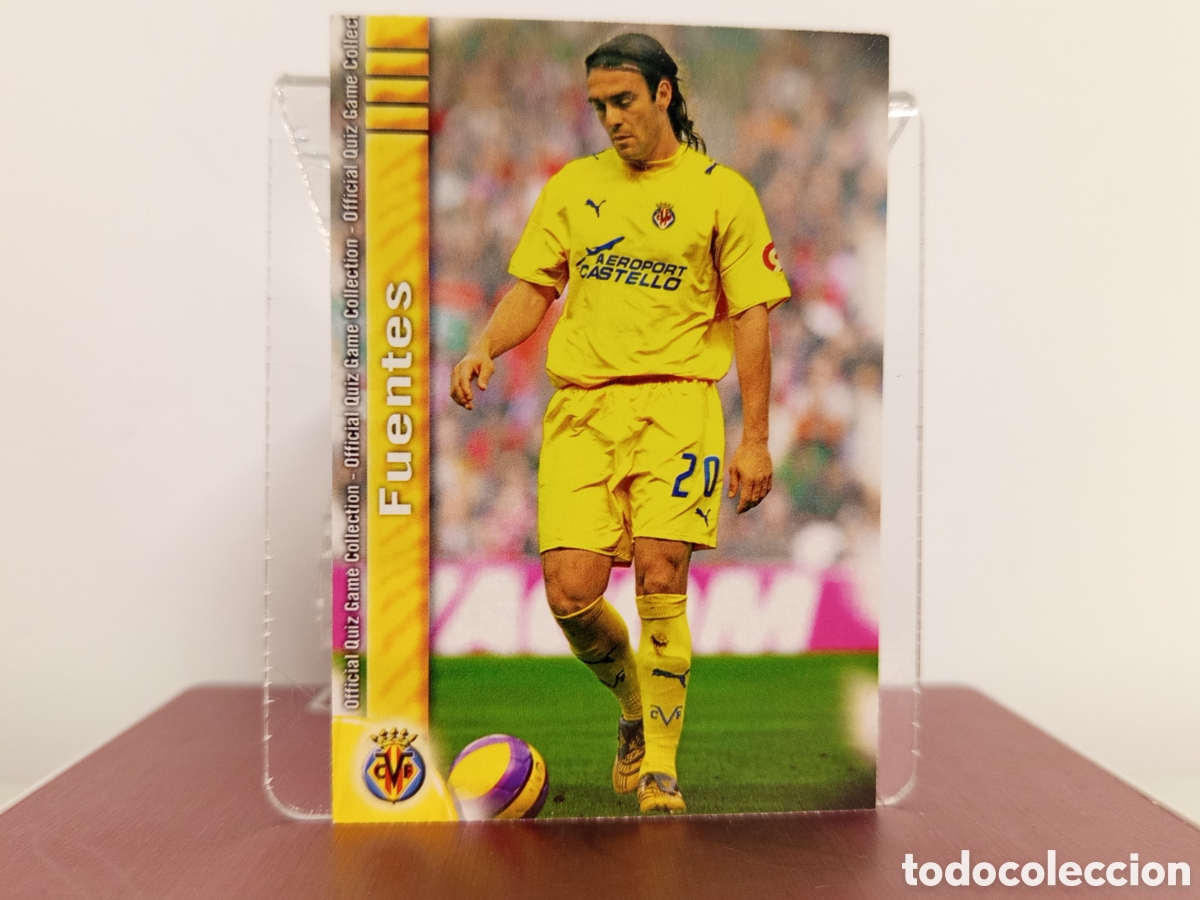 Football Stickers: ❇️ CROMO ⚽ FUENTES VILLARREAL FICHAS LIGA QUIZ COLLECTION MUNDICROMO ❇️