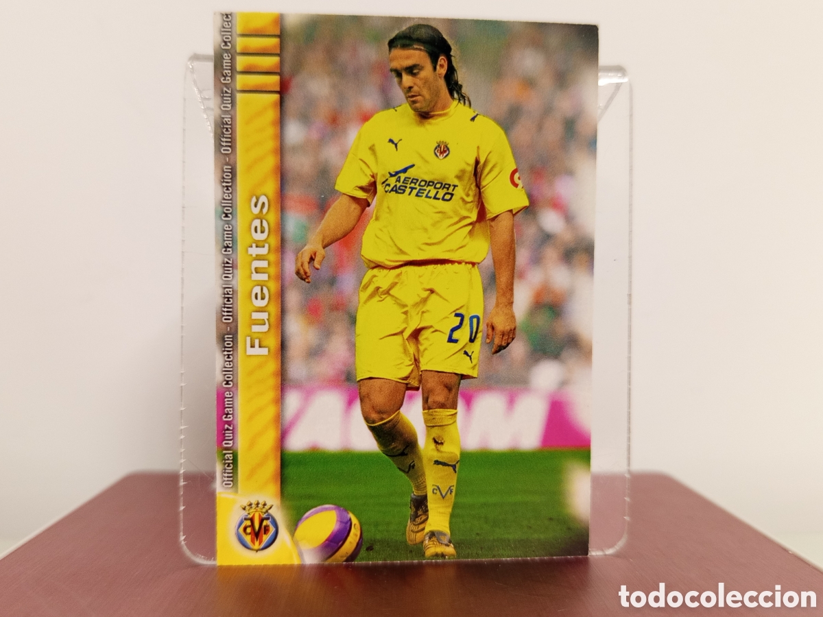 Football Stickers: ❇️ CROMO ⚽ FUENTES VILLARREAL FICHAS LIGA QUIZ COLLECTION MUNDICROMO ❇️