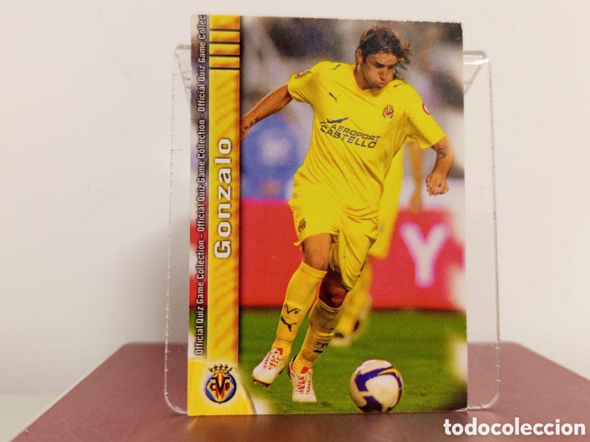 Football Stickers: ❇️ CROMO ⚽ GONZALO VILLARREAL FICHAS LIGA QUIZ COLLECTION MUNDICROMO ❇️