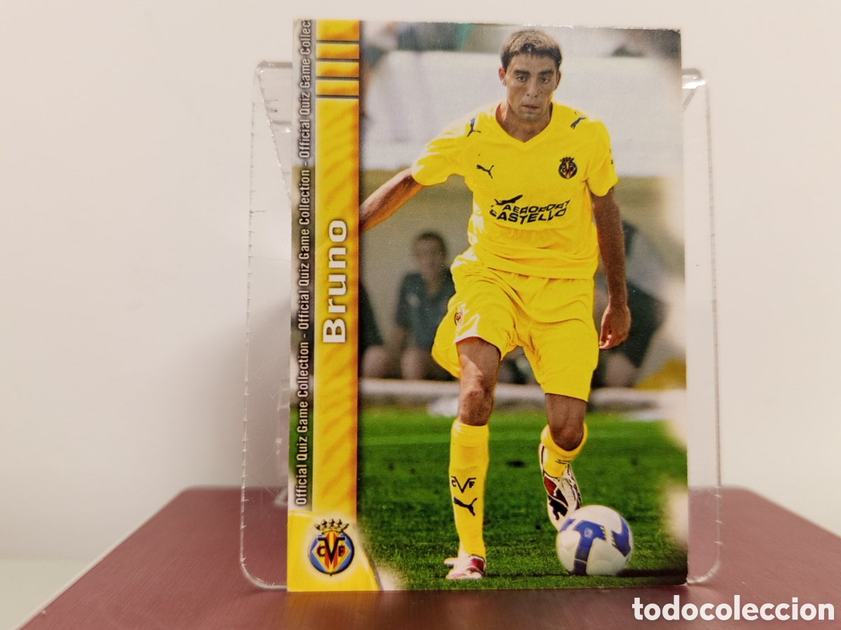 Football Stickers: ❇️ CROMO ⚽ BRUNO VILLARREAL 125 FICHAS LIGA QUIZ COLLECTION MUNDICROMO ❇️
