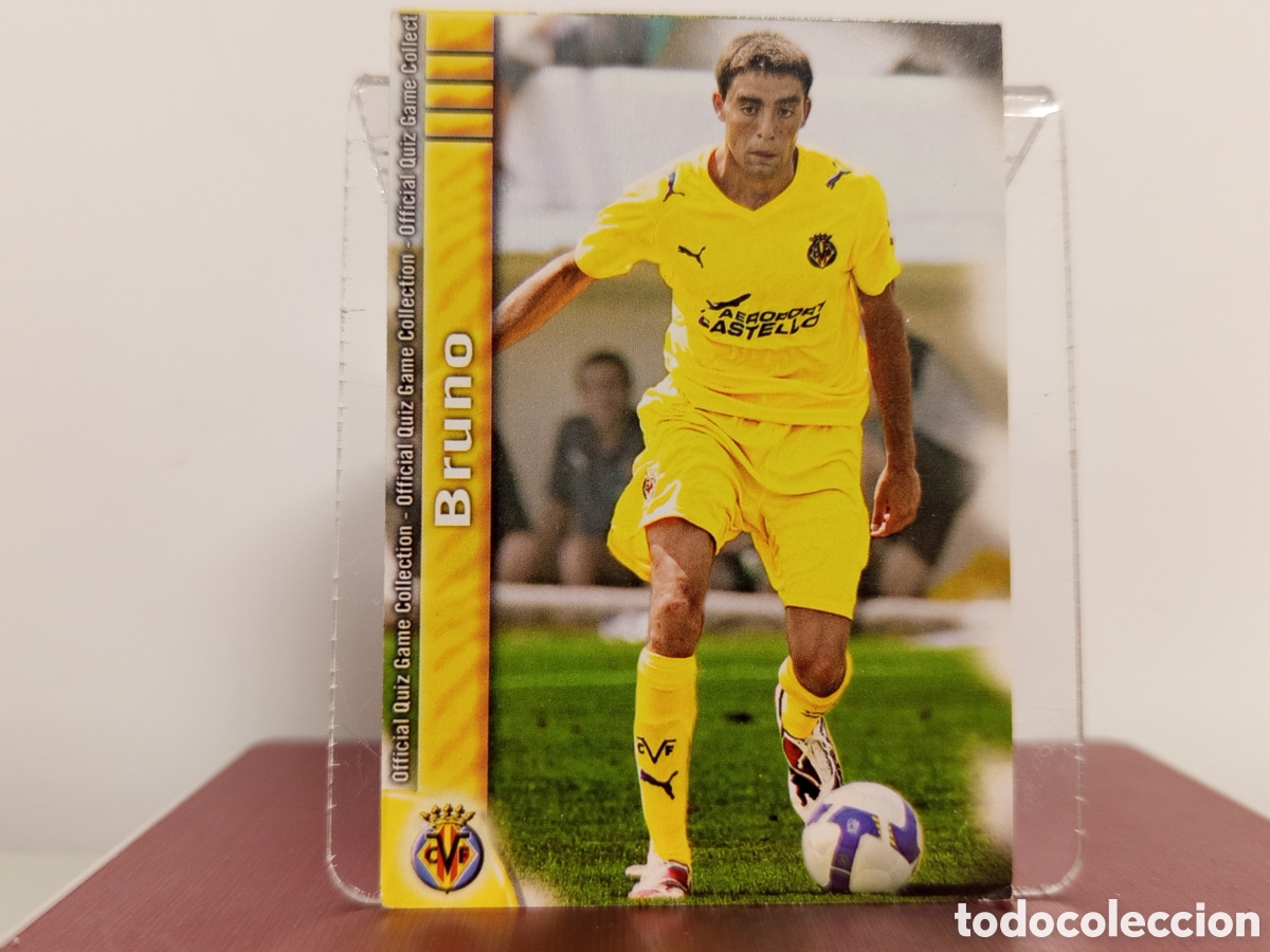 Football Stickers: ❇️ CROMO ⚽ BRUNO VILLARREAL 125 FICHAS LIGA QUIZ COLLECTION MUNDICROMO ❇️