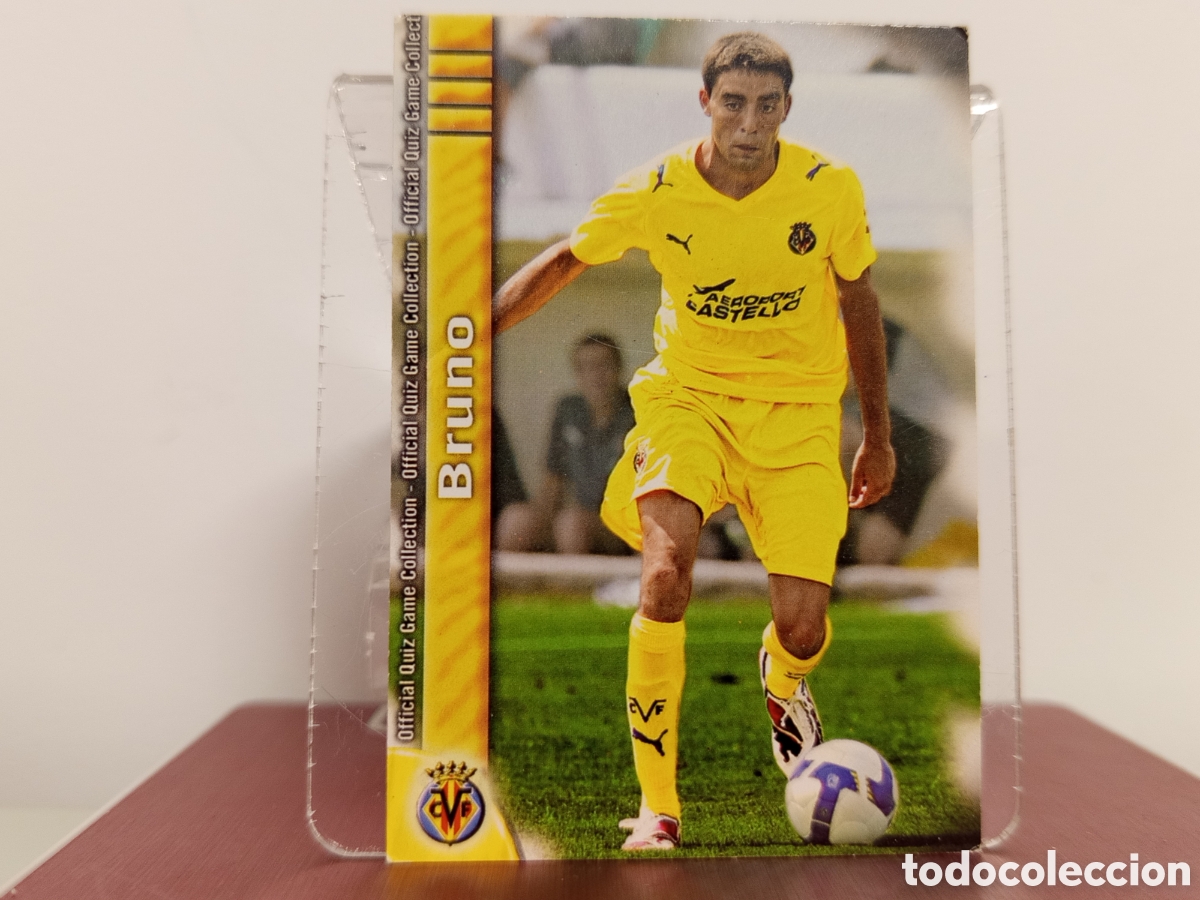 Cromos de F&uacute;tbol: ❇️ CROMO ⚽ BRUNO VILLARREAL 125 FICHAS LIGA QUIZ COLLECTION MUNDICROMO ❇️