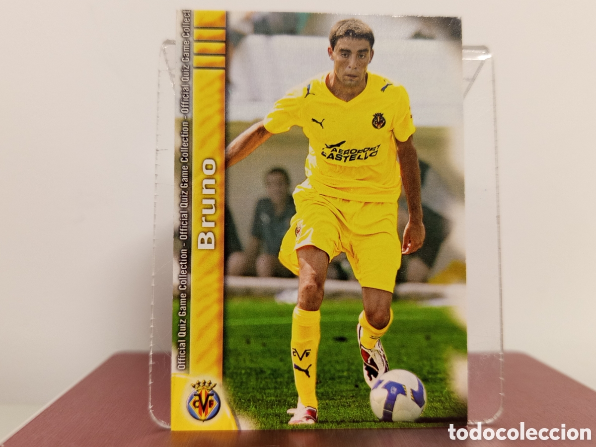 Cromos de Futebol: ❇️ CROMO ⚽ BRUNO VILLARREAL 125 FICHAS LIGA QUIZ COLLECTION MUNDICROMO ❇️