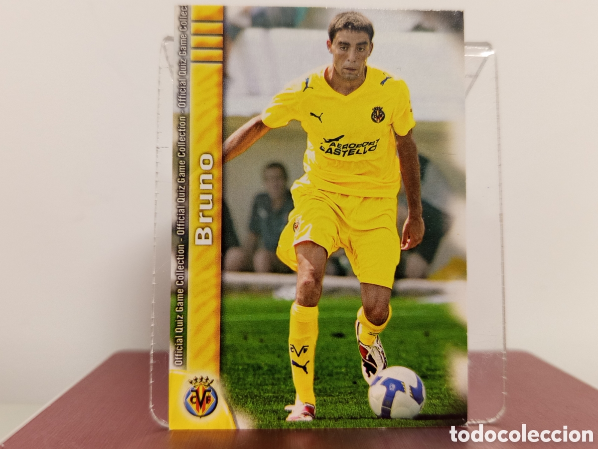 Cromos de Futebol: ❇️ CROMO ⚽ BRUNO VILLARREAL 125 FICHAS LIGA QUIZ COLLECTION MUNDICROMO ❇️