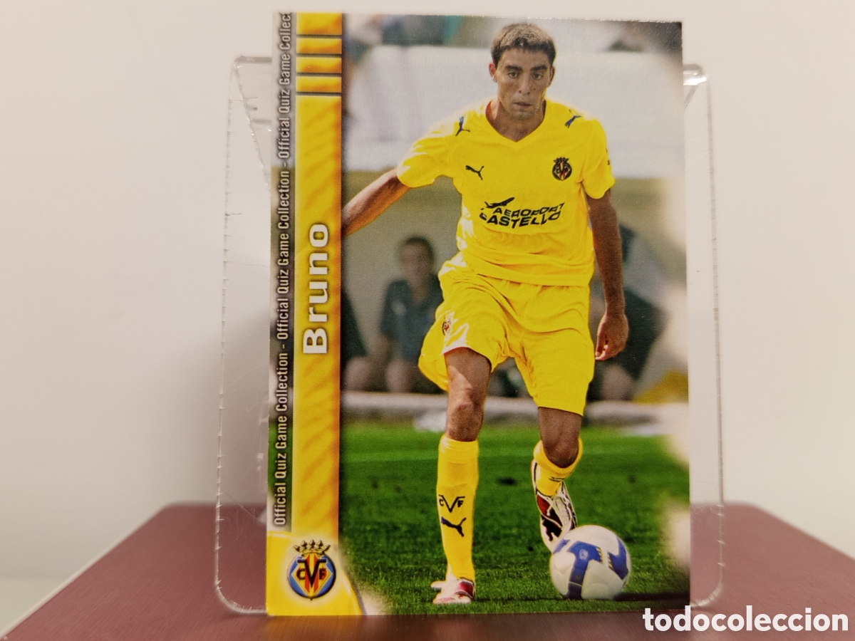 Cromos de Futebol: ❇️ CROMO ⚽ BRUNO VILLARREAL 125 FICHAS LIGA QUIZ COLLECTION MUNDICROMO ❇️