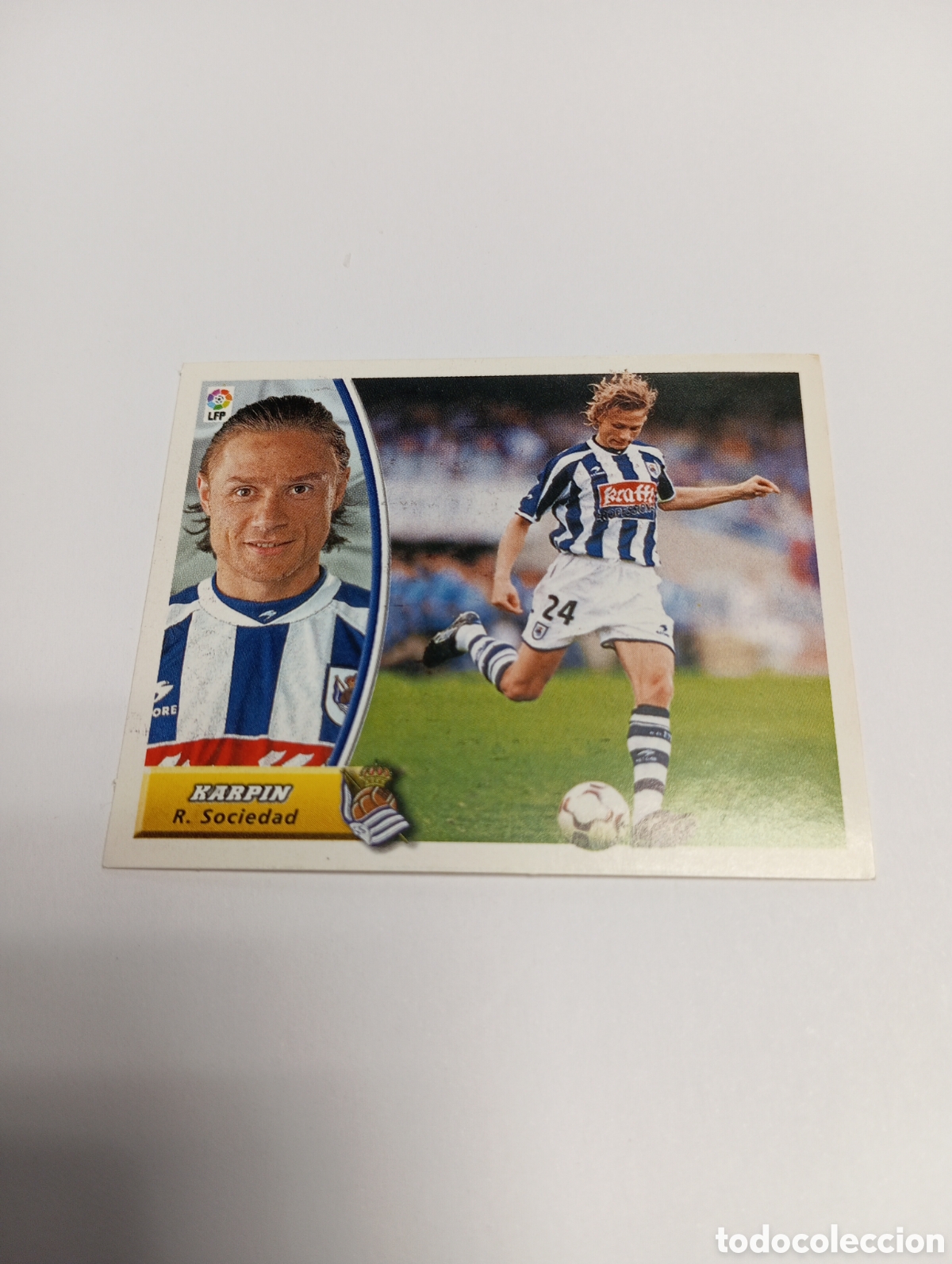 Fu&szlig;ball-Sticker: KARPIN Real Sociedad LIGA ESTE 2003 2004 PANINI 03 04
