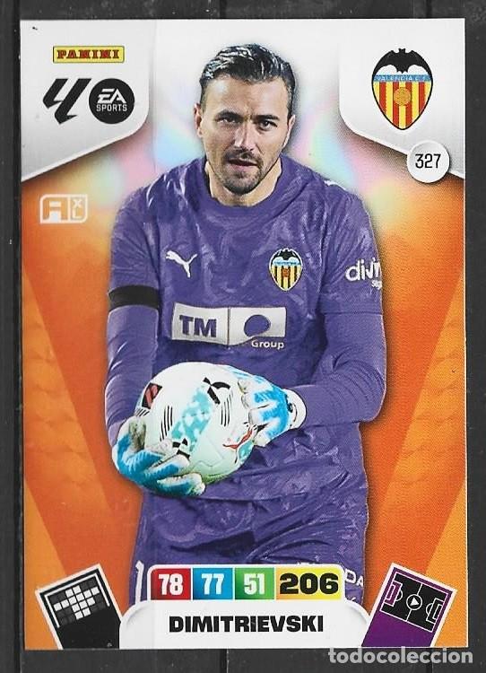 Fu&szlig;ball-Sticker: Adrenalyn 25/26 - Dimitrievski - N&deg; 327 - Valencia