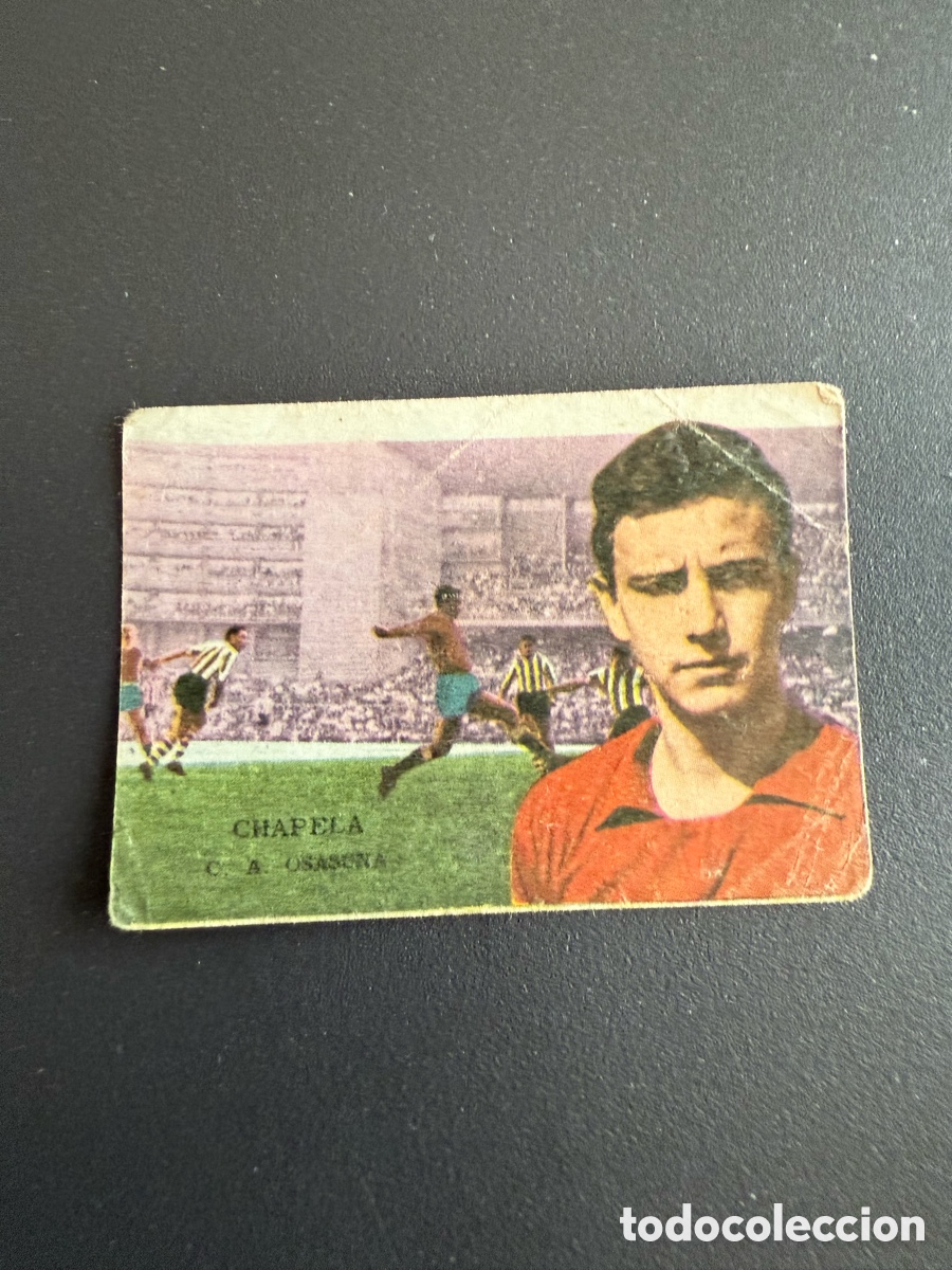 Cromos de F&uacute;tbol: FHER 62 63. CHAPELA ( Osasuna )