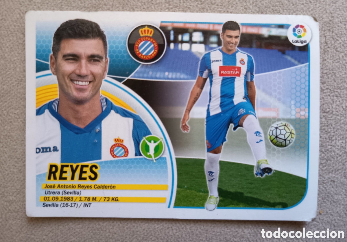 Cromos de F&uacute;tbol: Cromo Reyes 2016/17 RCD ESPA&Ntilde;OL