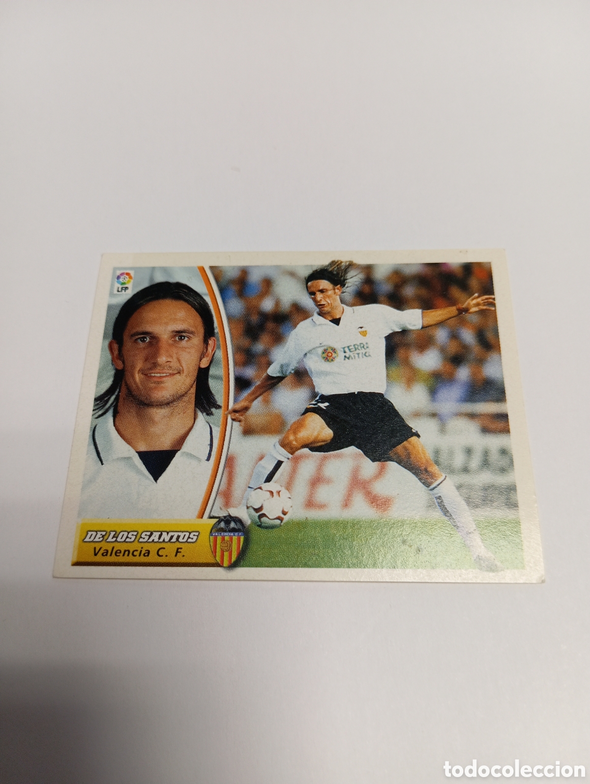 Cromos de F&uacute;tbol: DE LOS SANTOS BAJA Valencia LIGA ESTE 2003 2004 PANINI 03 04