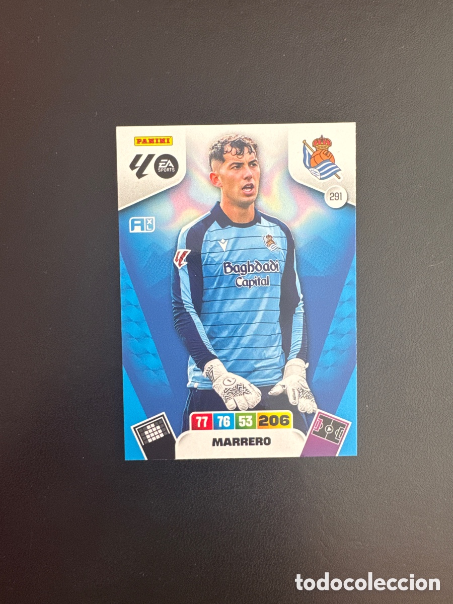 Cromos de F&uacute;tbol: MARRERO REAL SOCIEDAD NUMERO 291 ADRENALYN 2025 2026