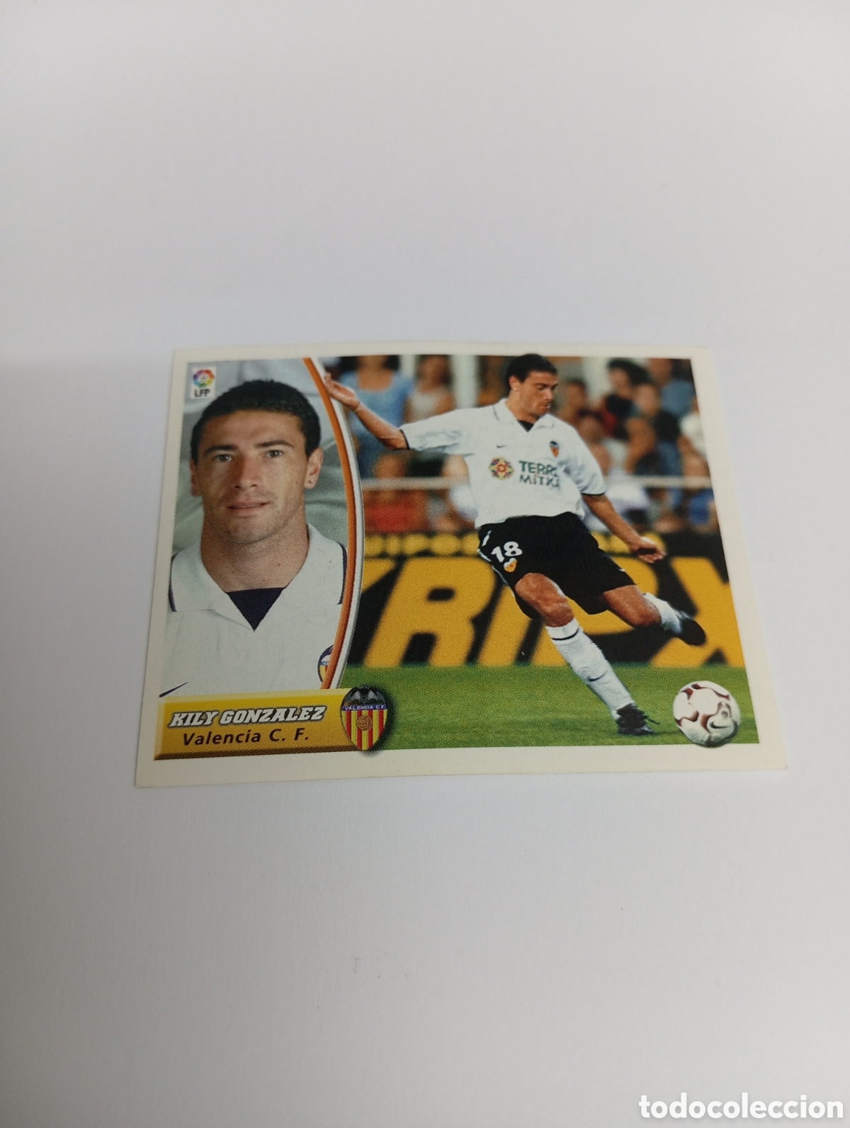 Cromos de F&uacute;tbol: KILY GONZ&Aacute;LEZ BAJA Valencia LIGA ESTE 2003 2004 PANINI 03 04