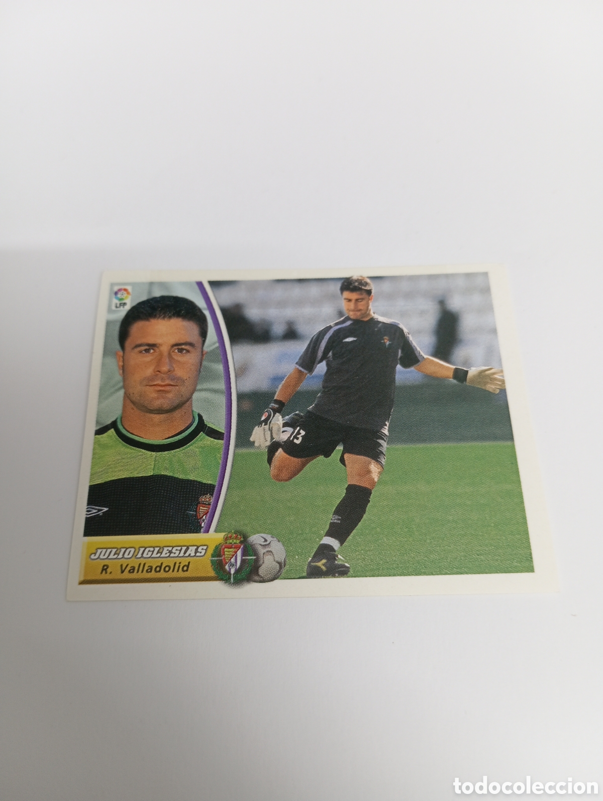 Cromos de F&uacute;tbol: JULIO IGLESIAS BAJA Valladolid LIGA ESTE 2003 2004 PANINI 03 04