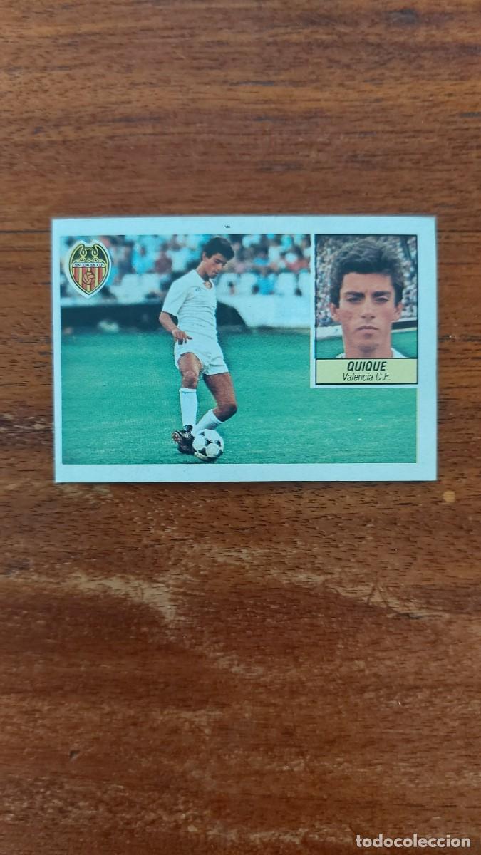 Figurine di Calcio: QUIQUE ( VALENCIA C.F. ) - ESTE Liga 84/85 - Fichaje 36 nuevo, perfecto