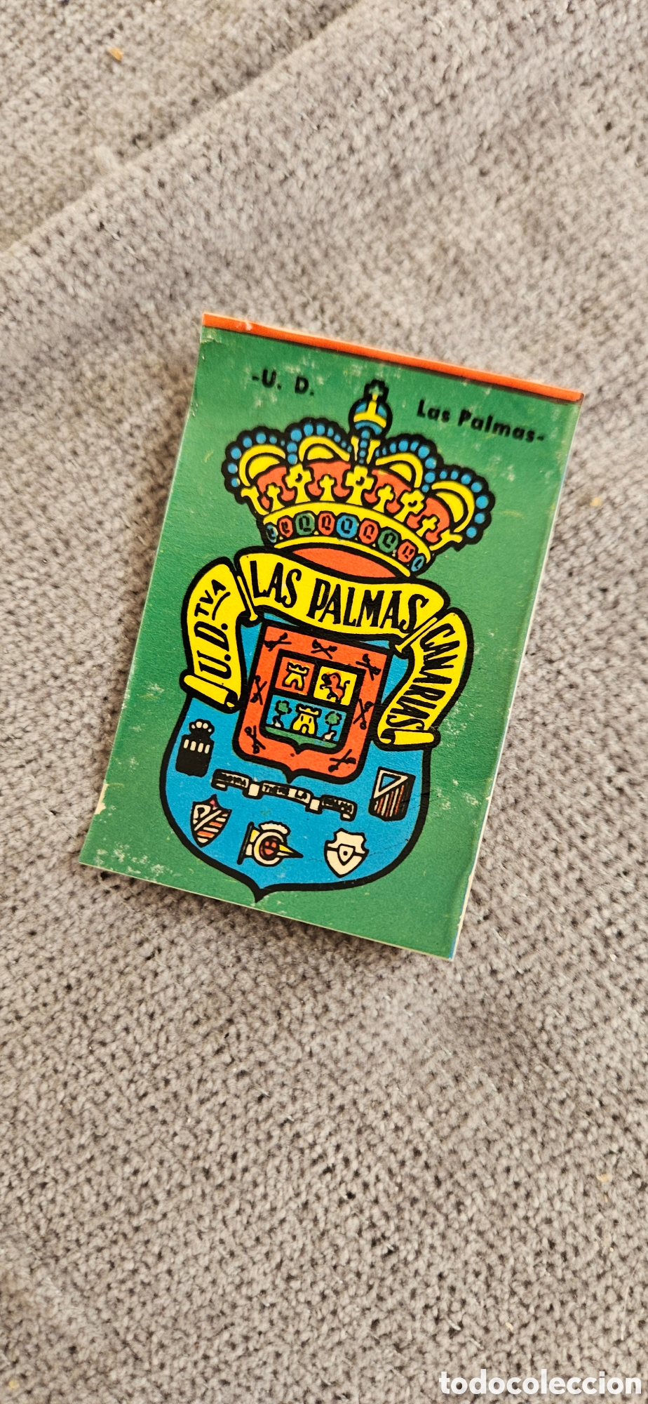 Figurine di Calcio: Escudo las palmas fher disgra calcomania fher disgra 1967 1968 67 68