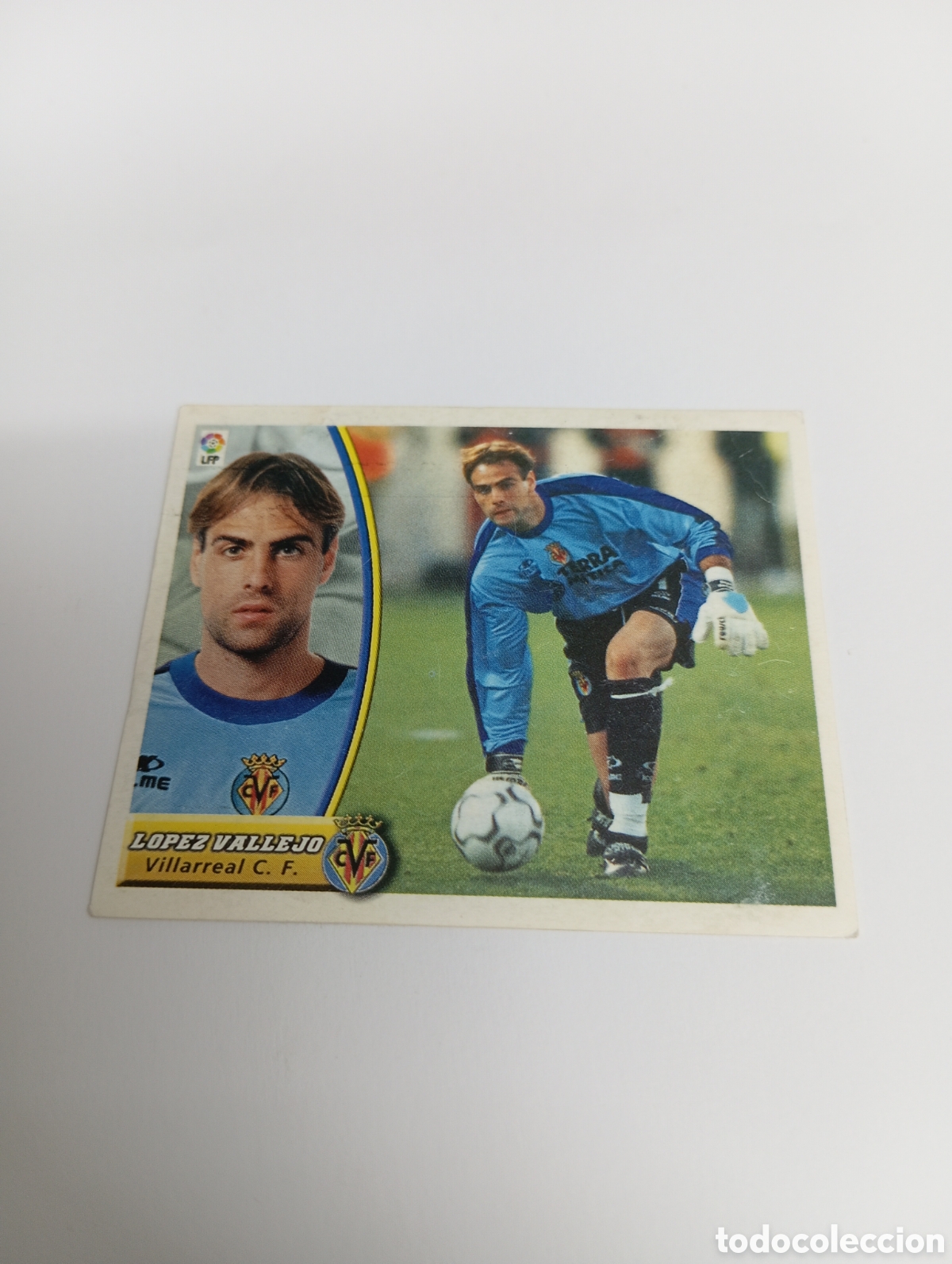 Fu&szlig;ball-Sticker: L&Oacute;PEZ VALLEJO Villarreal LIGA ESTE 2003 2004 PANINI 03 04