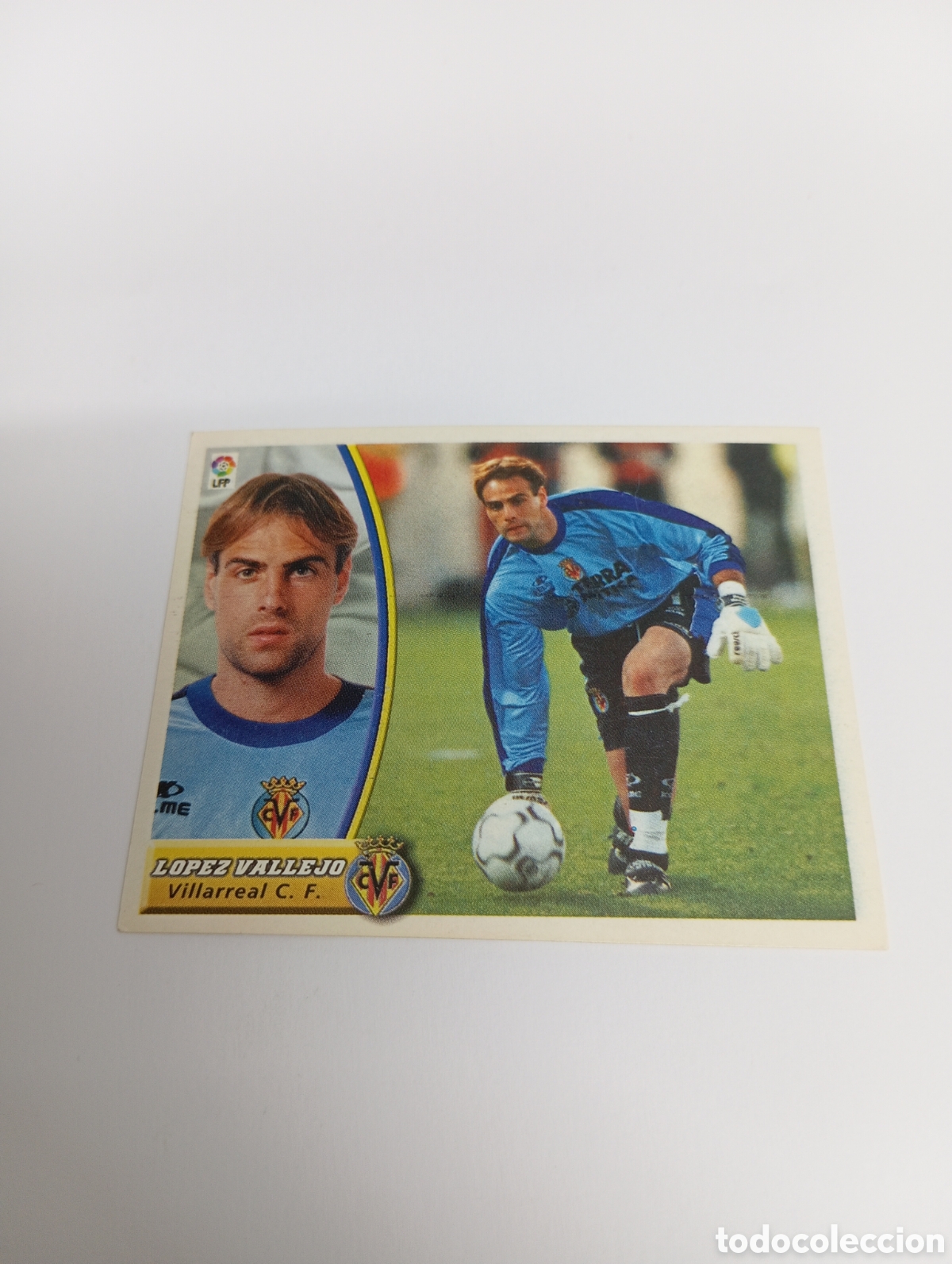 Fu&szlig;ball-Sticker: L&Oacute;PEZ VALLEJO Villarreal LIGA ESTE 2003 2004 PANINI 03 04