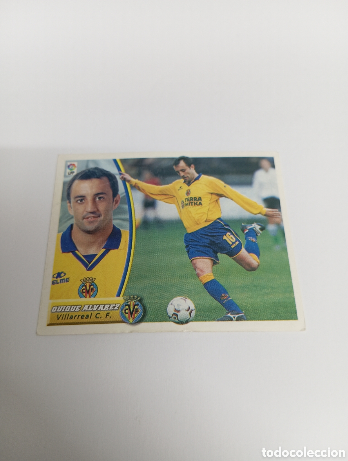 Cromos de F&uacute;tbol: QUIQUE &Aacute;LVAREZ Villarreal LIGA ESTE 2003 2004 PANINI 03 04