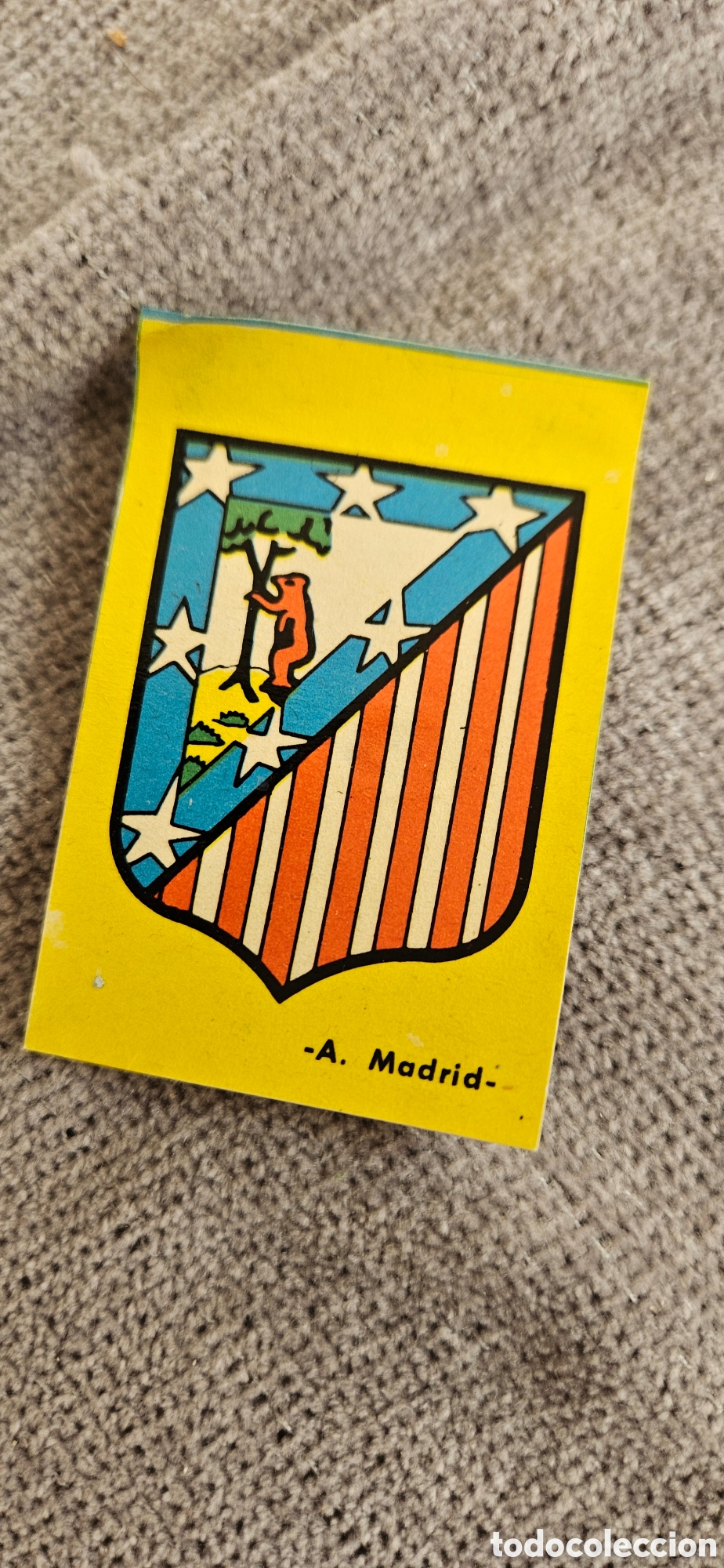 Cromos de F&uacute;tbol: Escudo atl&eacute;tico de Madrid fher disgra 1967 1968 67 68