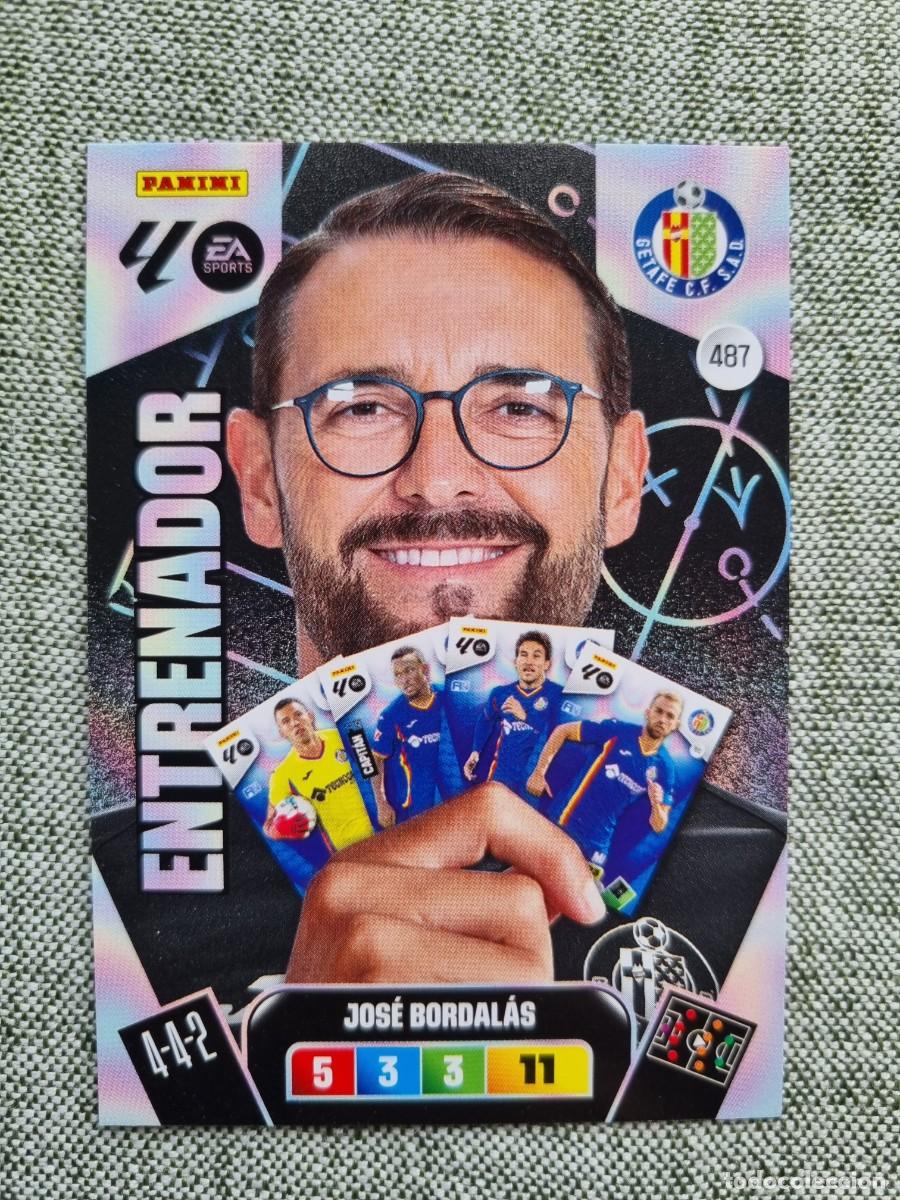 Fu&szlig;ball-Sticker: 487 JOS&Eacute; BORDAL&Aacute;S (Getafe CF) ENTRENADOR. Liga 2025 2026 25 26 Adrenalyn XL (Panini) NUEVO