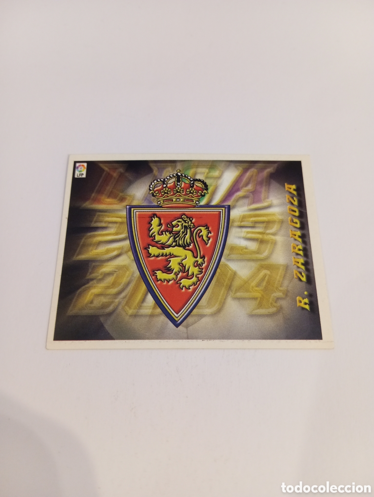 Fu&szlig;ball-Sticker: ESCUDO Zaragoza LIGA ESTE 2003 2004 PANINI 03 04