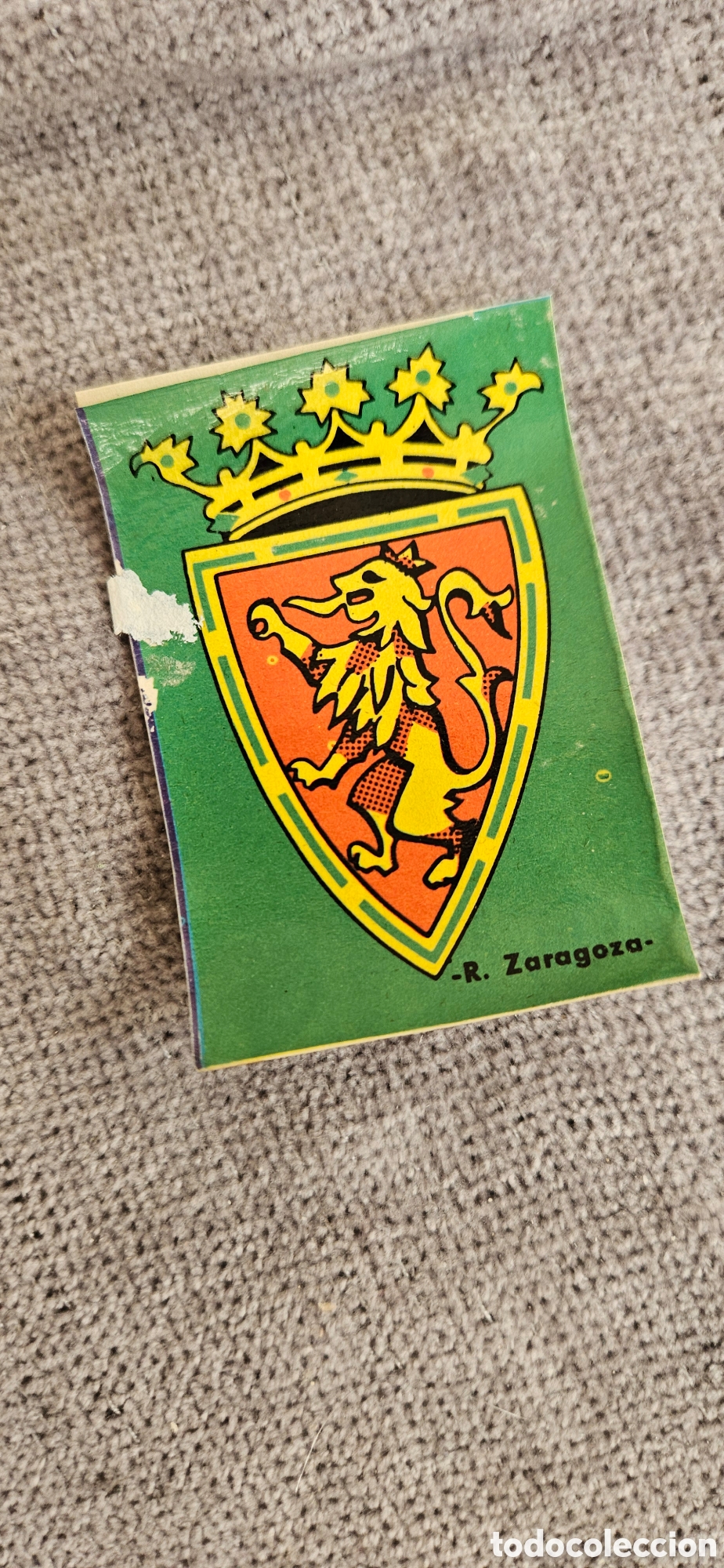 Cromos de F&uacute;tbol: Escudo Zaragoza fher disgra 1967 1968 67 68 calcomania