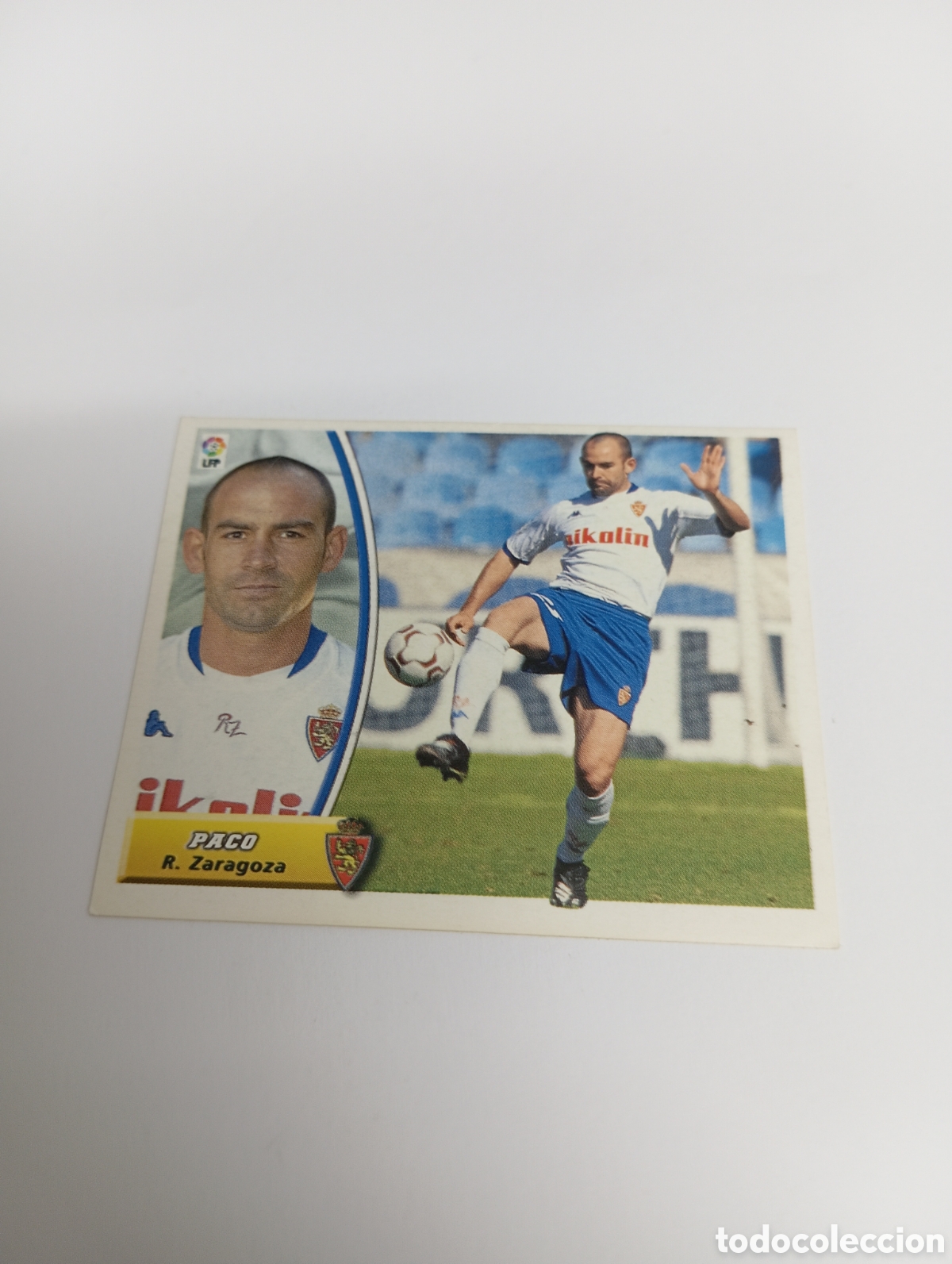 Figurine di Calcio: PACO Zaragoza LIGA ESTE 2003 2004 PANINI 03 04