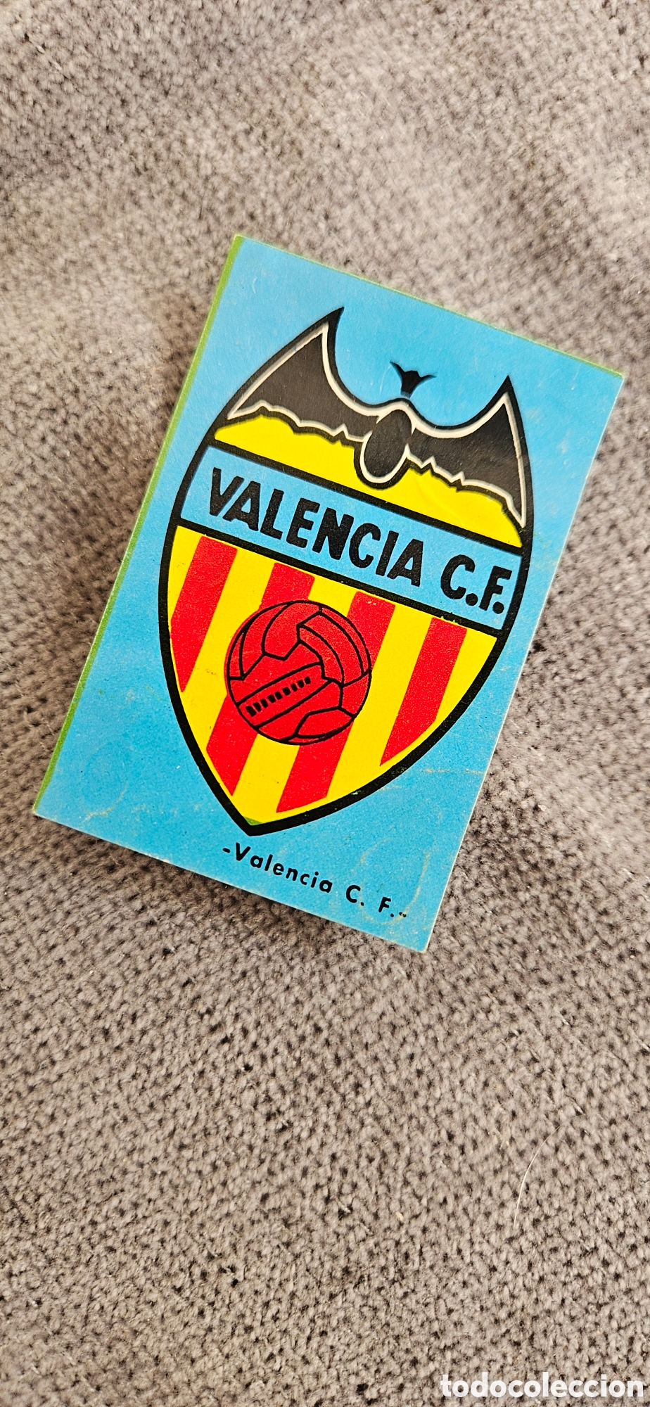 Figurine di Calcio: Escudo Valencia fher disgra 1967 1968 67 68