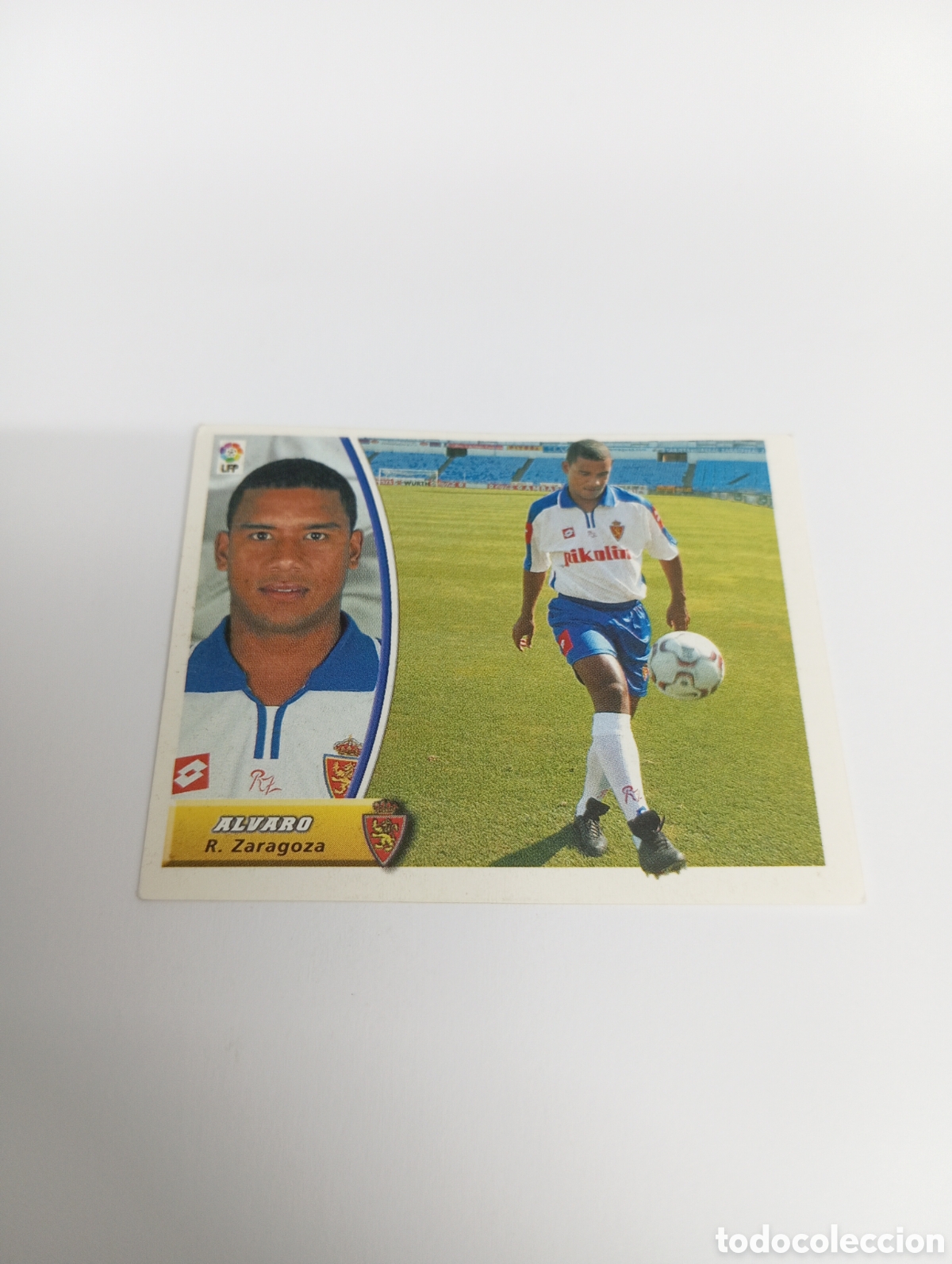 Fu&szlig;ball-Sticker: &Aacute;LVARO COLOCA Zaragoza LIGA ESTE 2003 2004 PANINI 03 04