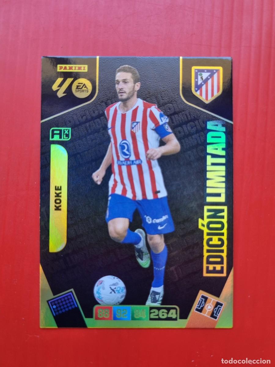 Cromos de F&uacute;tbol: KOKE (Atl&eacute;tico de Madrid) EDICI&Oacute;N LIMITADA. Liga 2025 2026 25 26 Adrenalyn XL (Panini) NUEVO