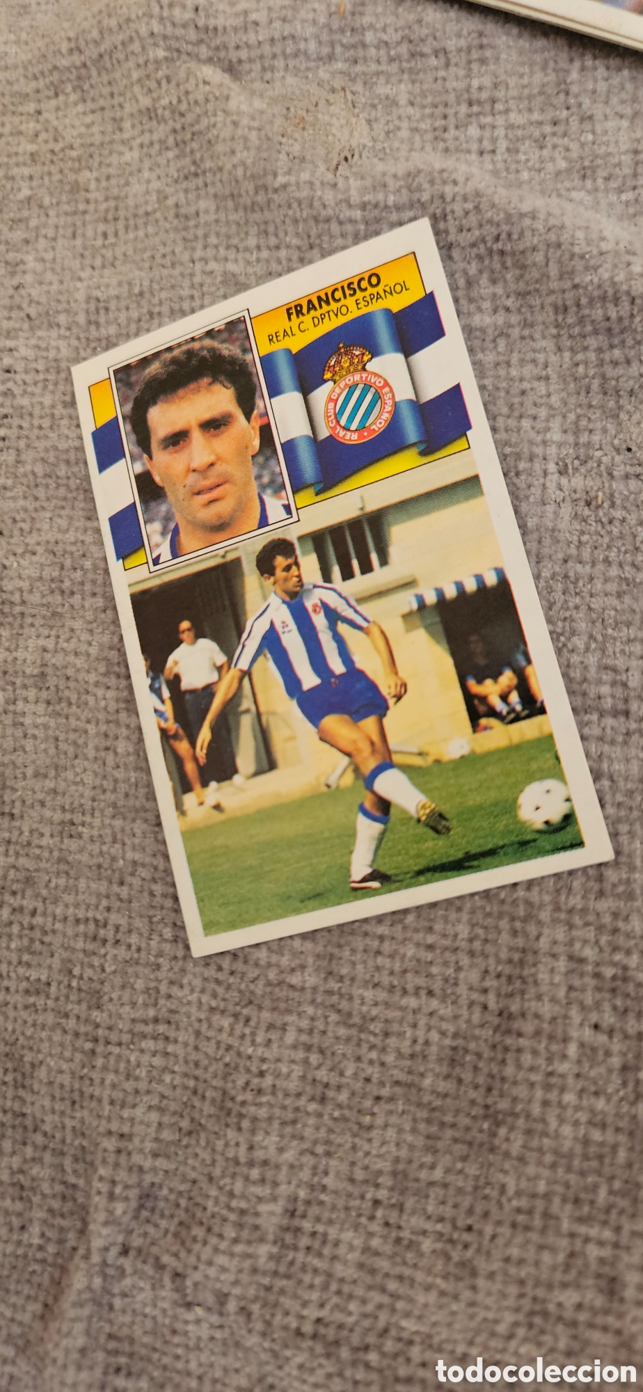 Cromos de F&uacute;tbol: Francisco espa&ntilde;ol este 1990 1991 90 91