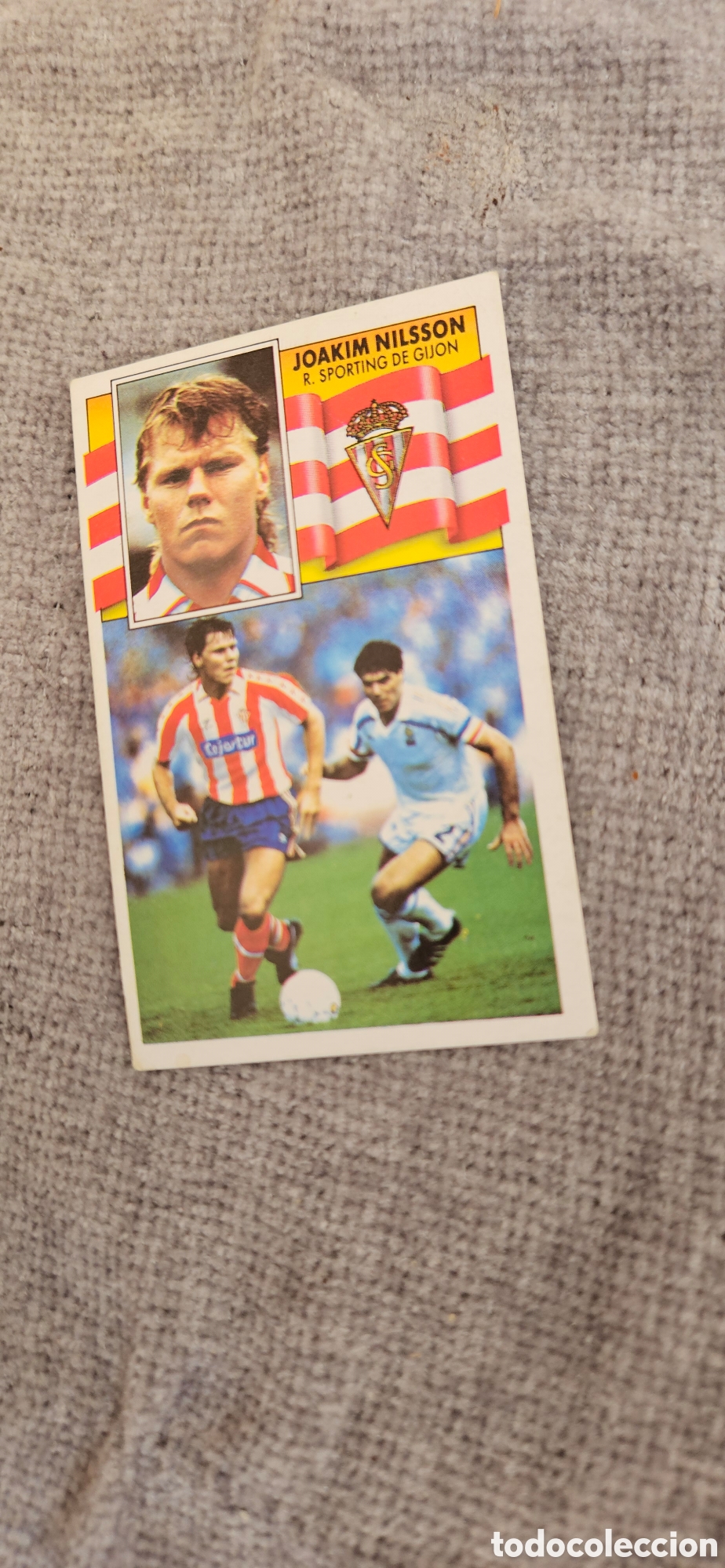 Cromos de F&uacute;tbol: Nilsson sporting de gijon este 1990 1991 90 91