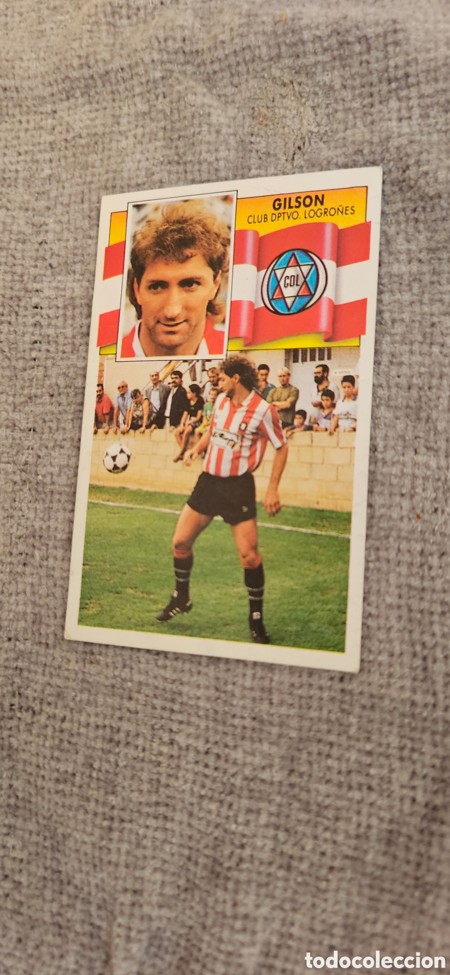 Cromos de f&uacute;tbol: Gilson logro&ntilde;es este 1990 1991 90 91 - Foto 1