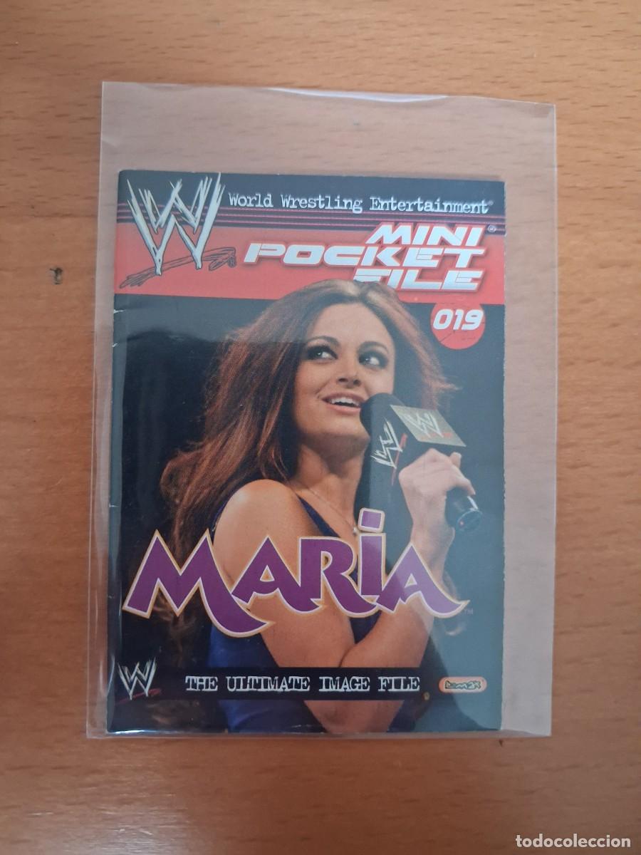 Cromos de f&uacute;tbol: WWE Mini Pocket File 19 Maria - Foto 1