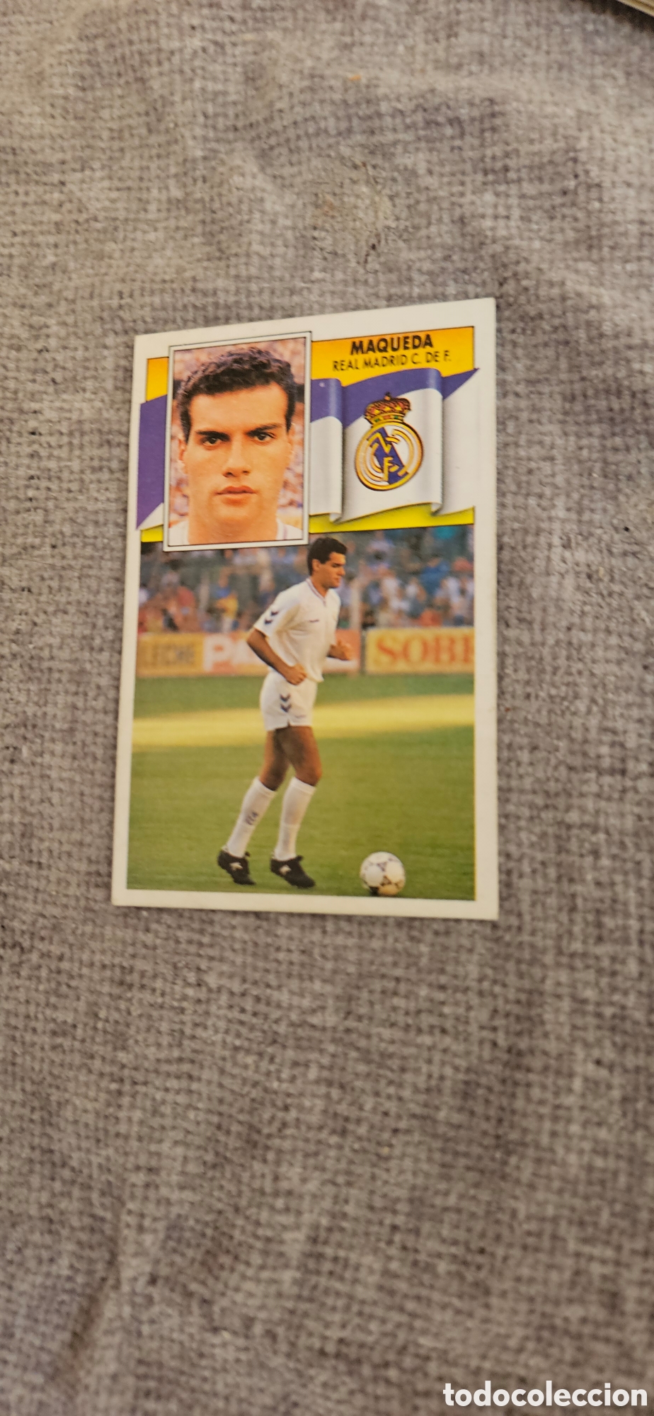 Football Stickers: Maqueda este 90 91 1990 1991 real Madrid