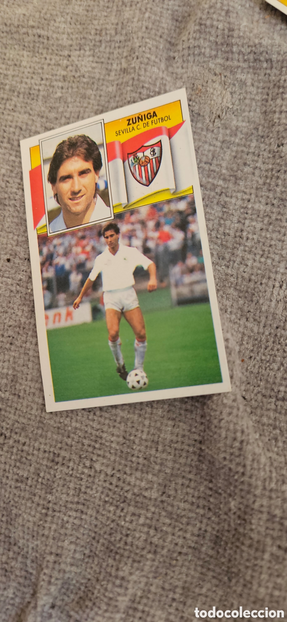 Figurine di Calcio: Zu&ntilde;iga Sevilla este 1990 1991 90 91