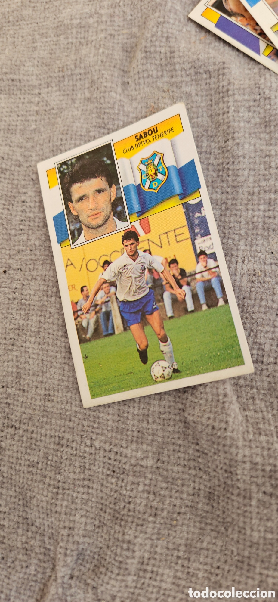 Cromos de F&uacute;tbol: Sabou Tenerife este 1990 1991 90 91