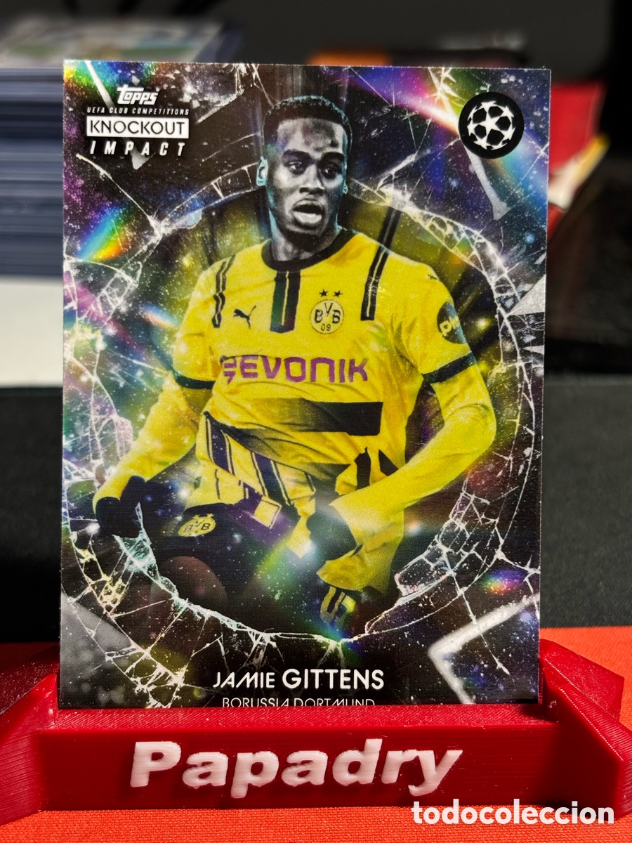 Cromos de Futebol: Topps Knockout UCC 2024/25 Jamie Gittens &ndash; Impact Borussia Dortmund