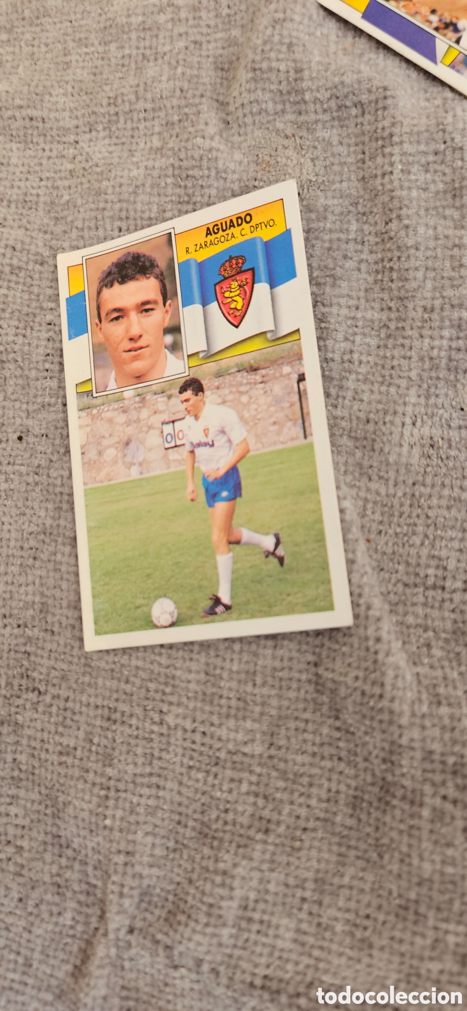 Cartes &agrave; collectionner de Football: Aguado Zaragoza este 1990 1991 90 91