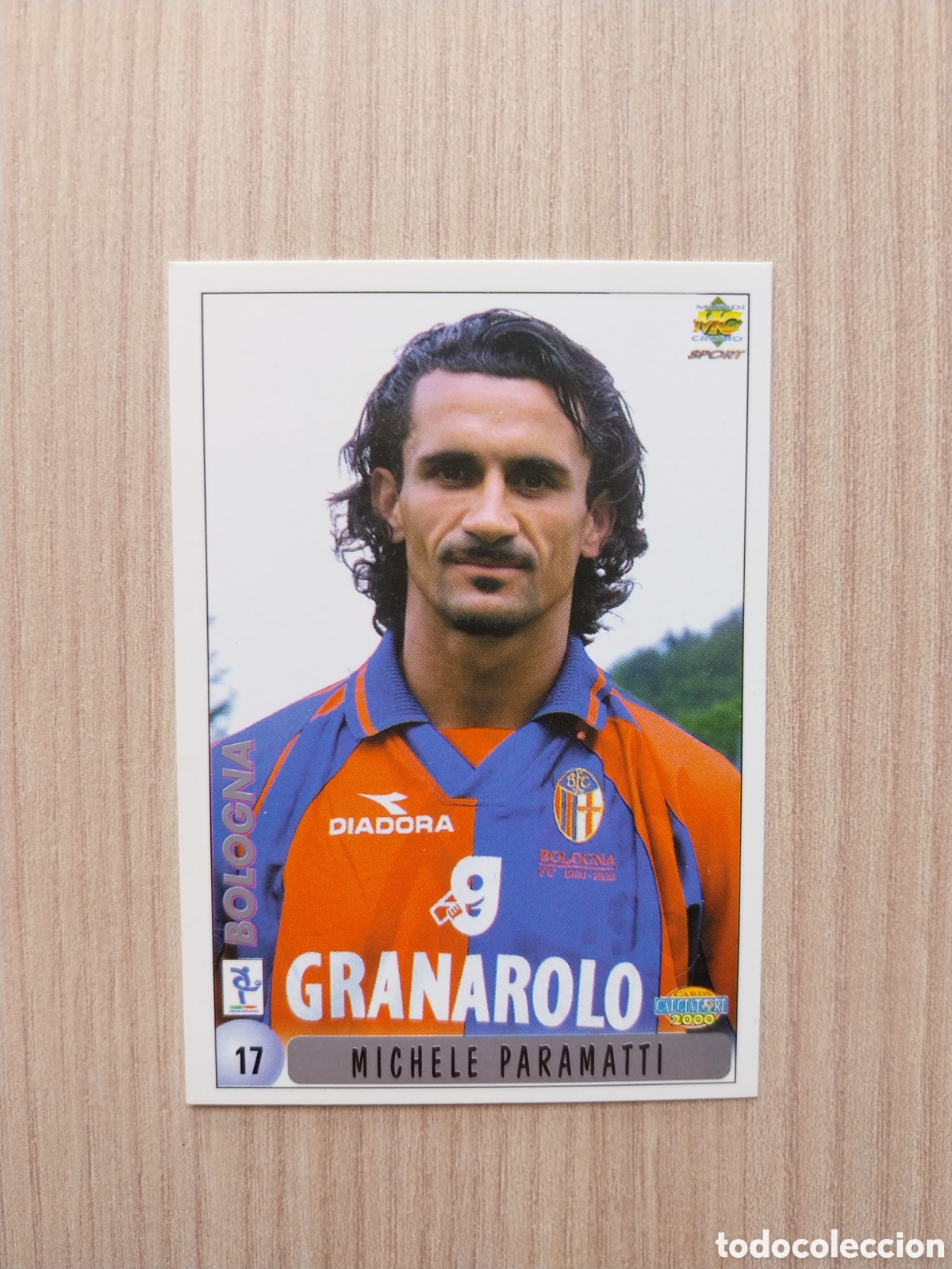 Cromos de Futebol: MICHELE PARAMATTI NICOLA P. BOSELLI N&deg; 17 CALCIATORI 1999 2000 99 00 BOLOGNA MUNDICROMO ITALIA CARTA