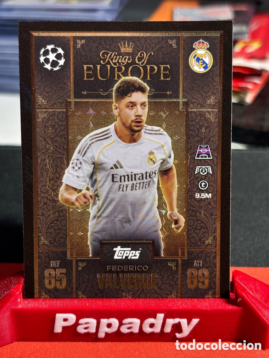 Cromos de Futebol: Match Attax Champions League 25/26 EXTRA 236 Kings of Europe Federico Valverde